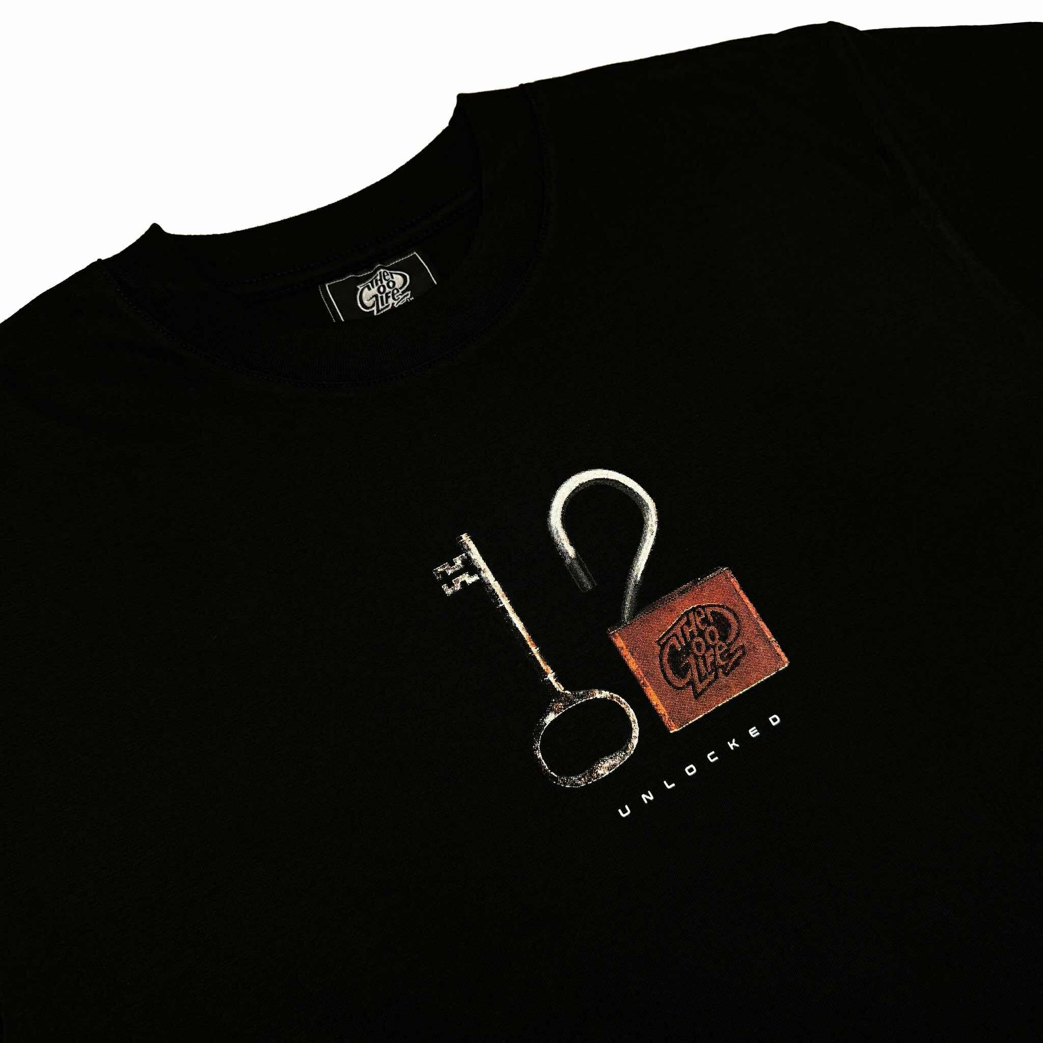 12 UNLOCKED (BLACK) T-SHIRT
