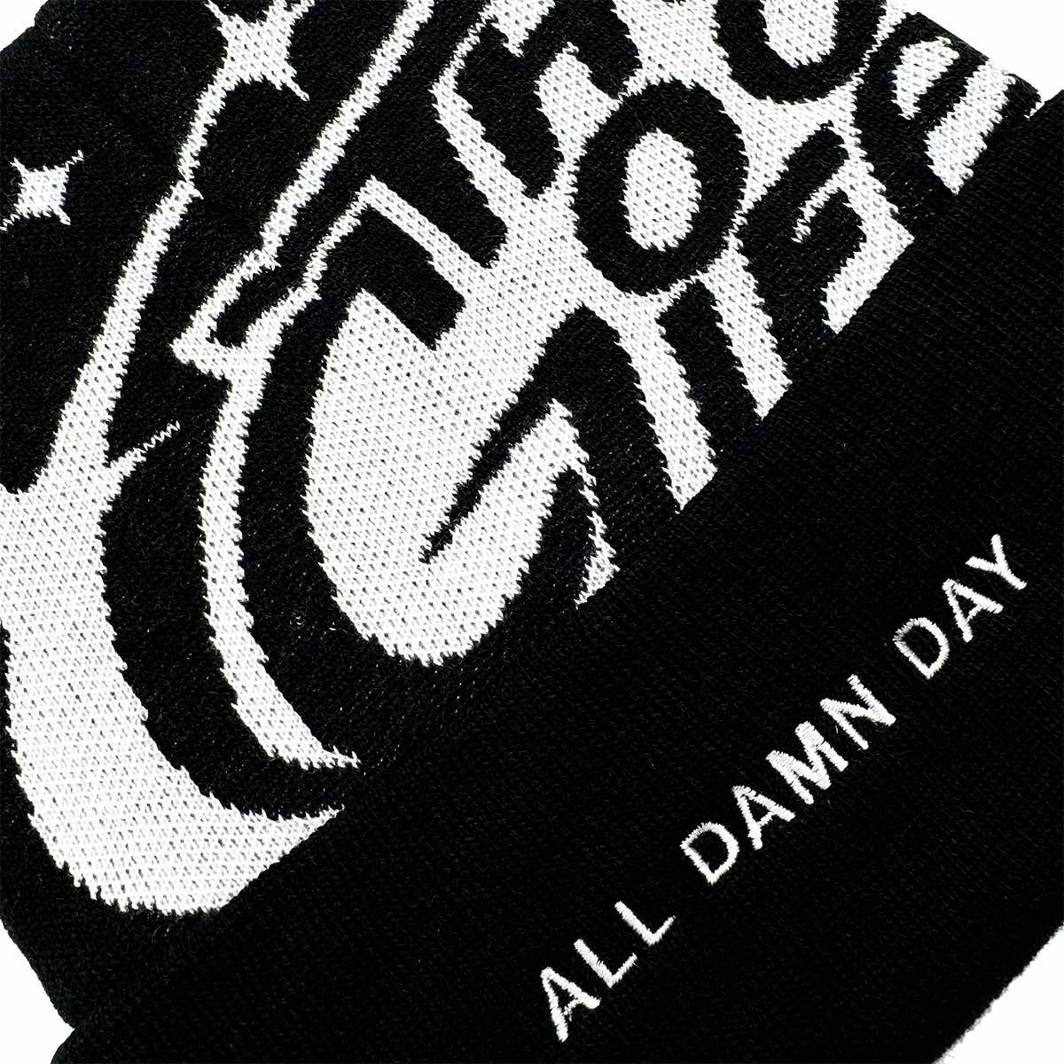ALL DAMN DAY (BLACK) BEANIE