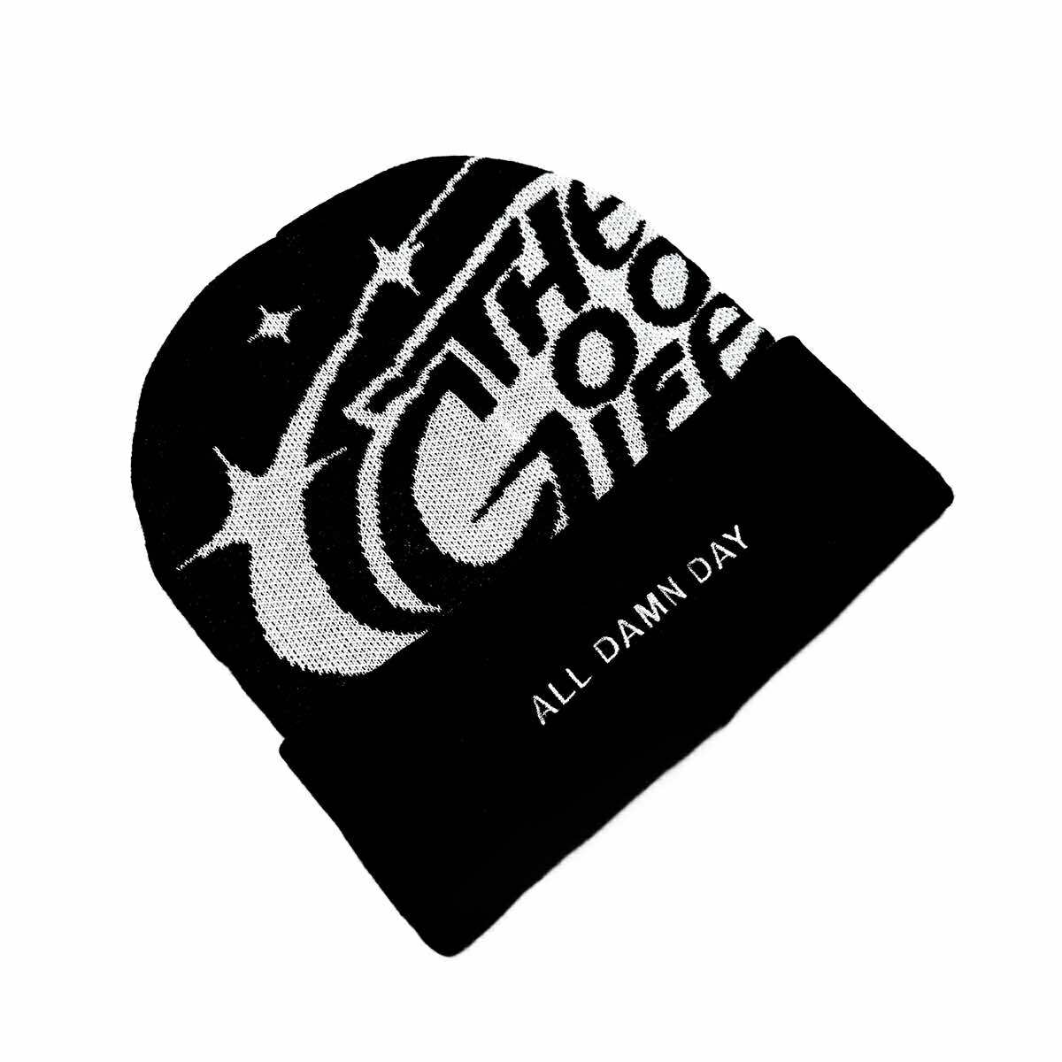 ALL DAMN DAY (BLACK) BEANIE
