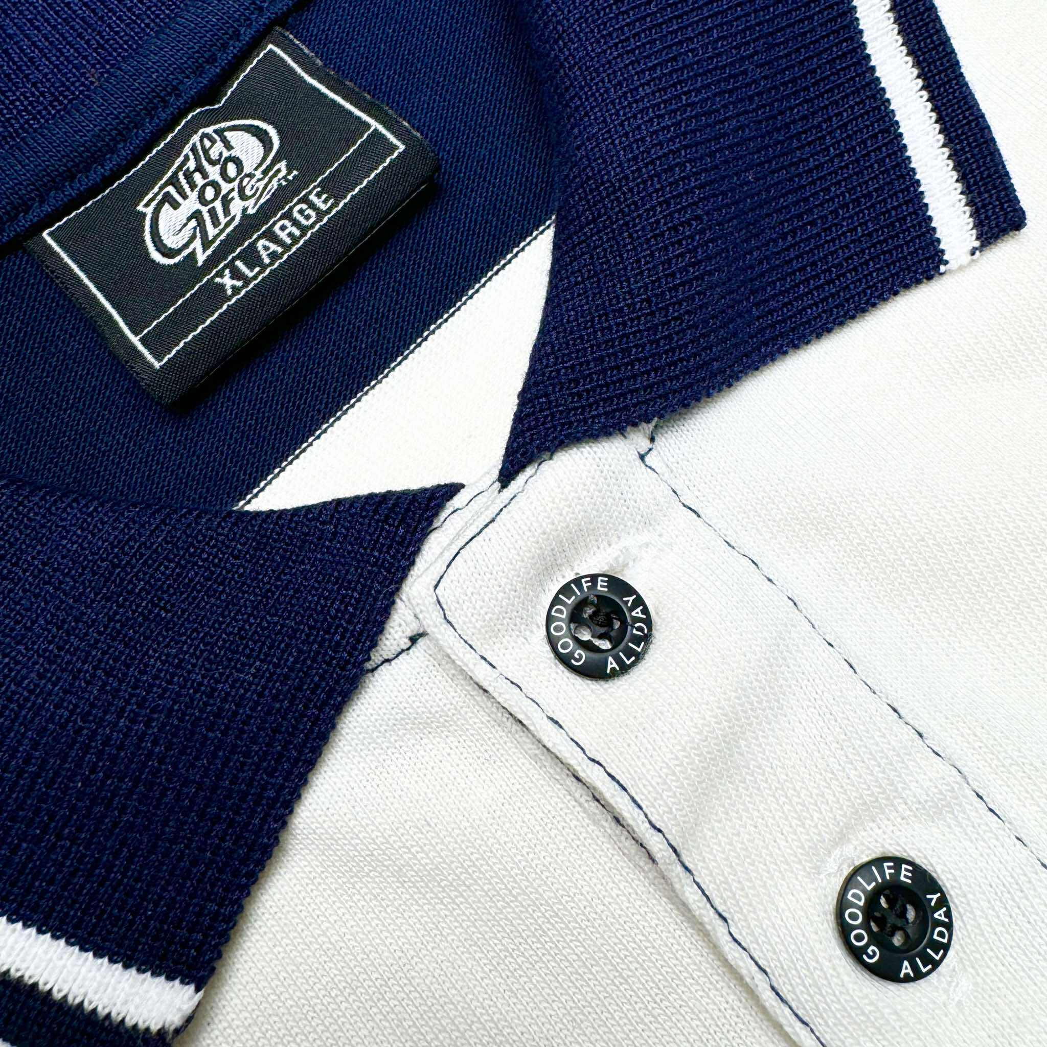 BIG STRIPES (NAVY/WHITE) POLO SHIRT