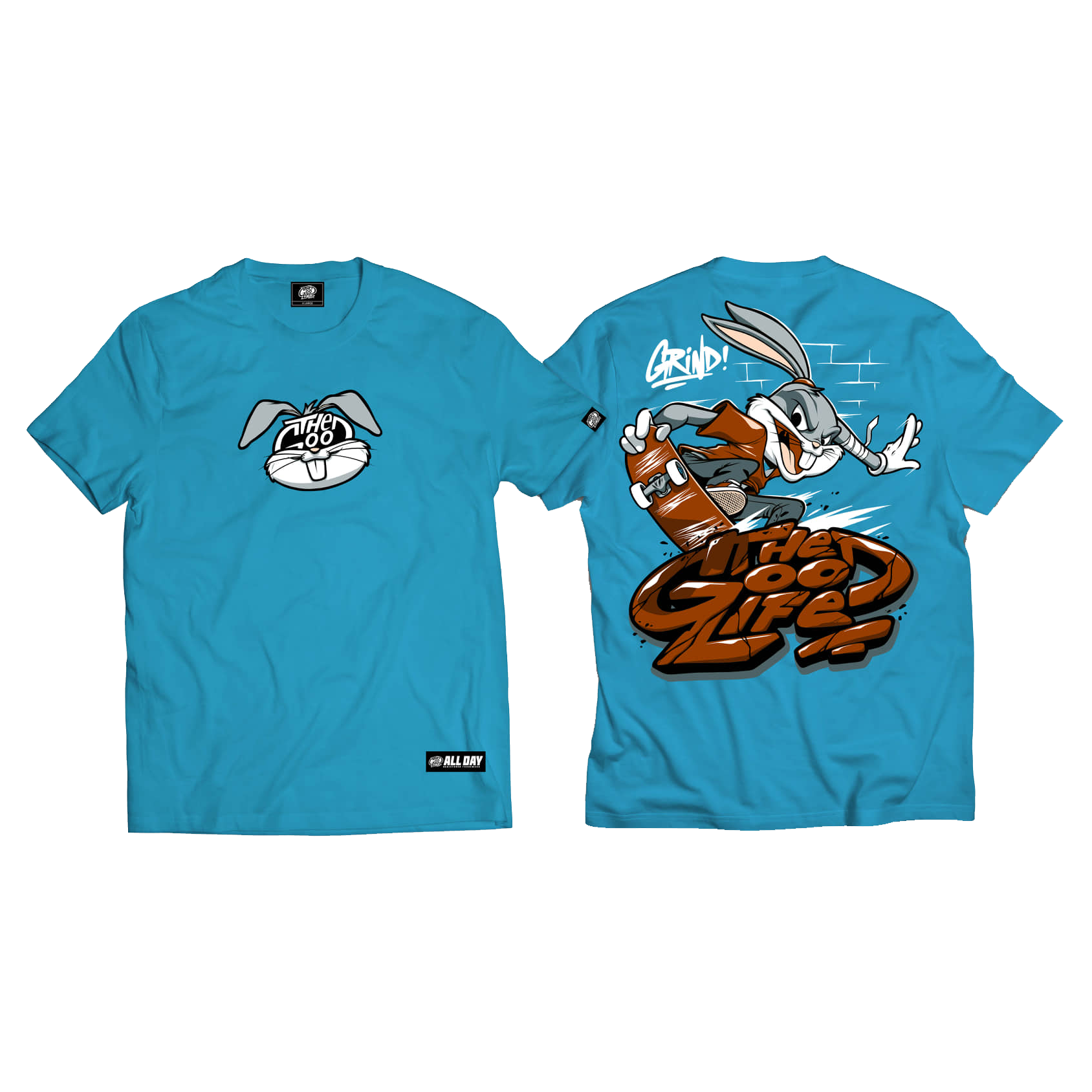 BUNNY (POWDER BLUE) TEE - "TUNE SQUAD v1"