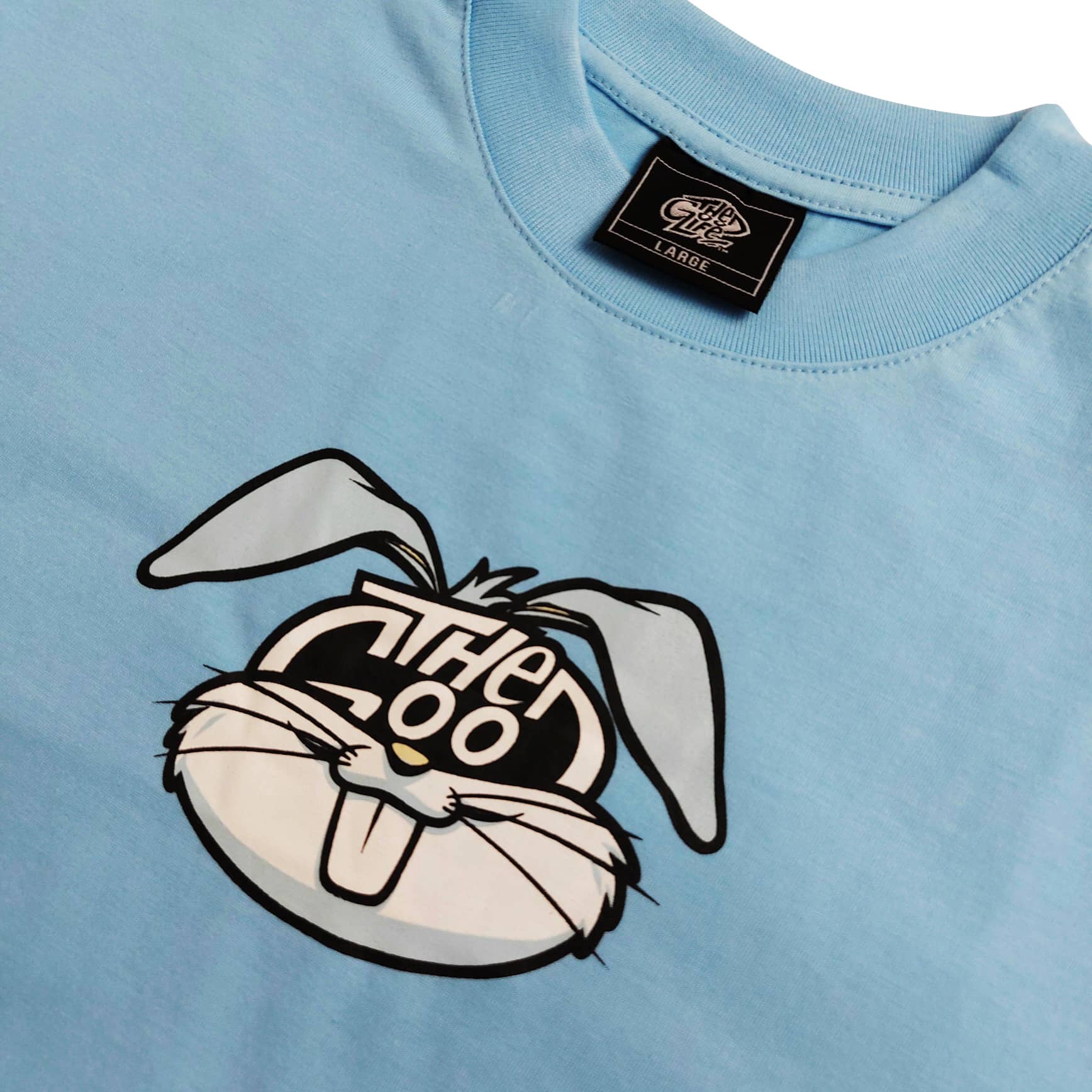 BUNNY (POWDER BLUE) TEE - "TUNE SQUAD v1"