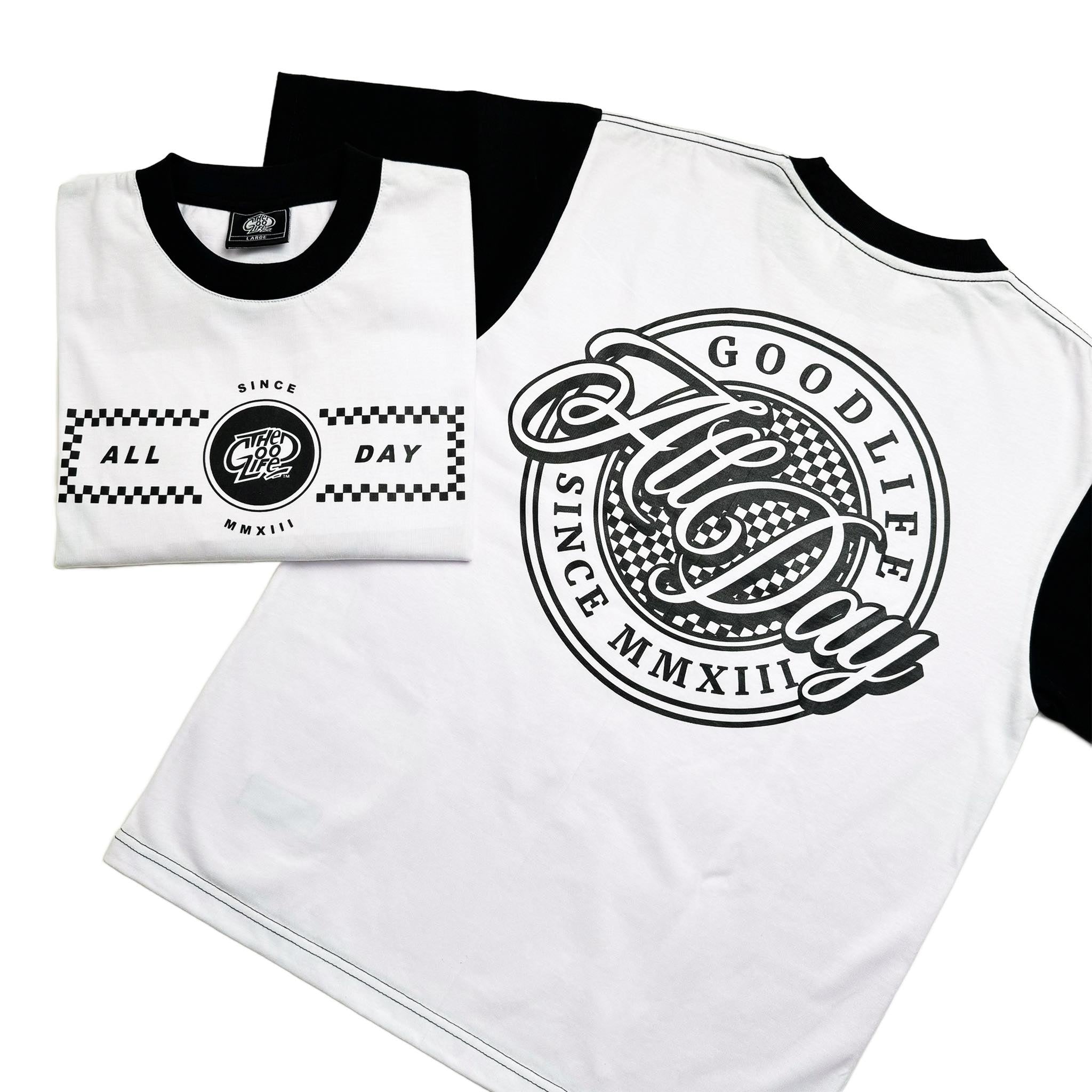 CHECKERED (2TONE) T-SHIRT