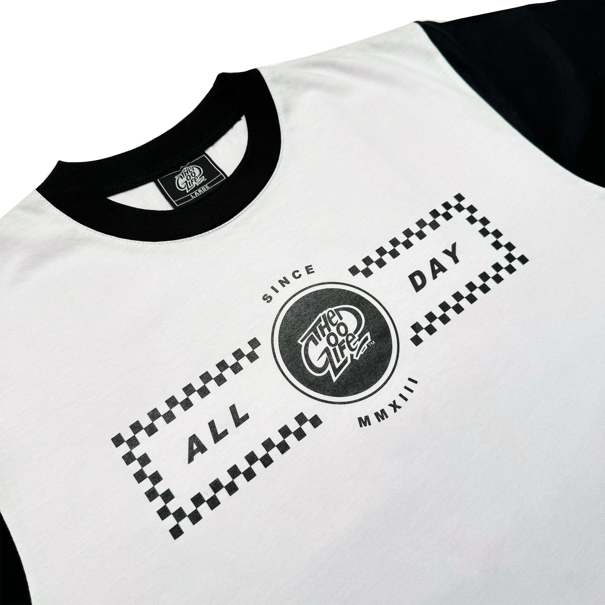 CHECKERED (2TONE) T-SHIRT