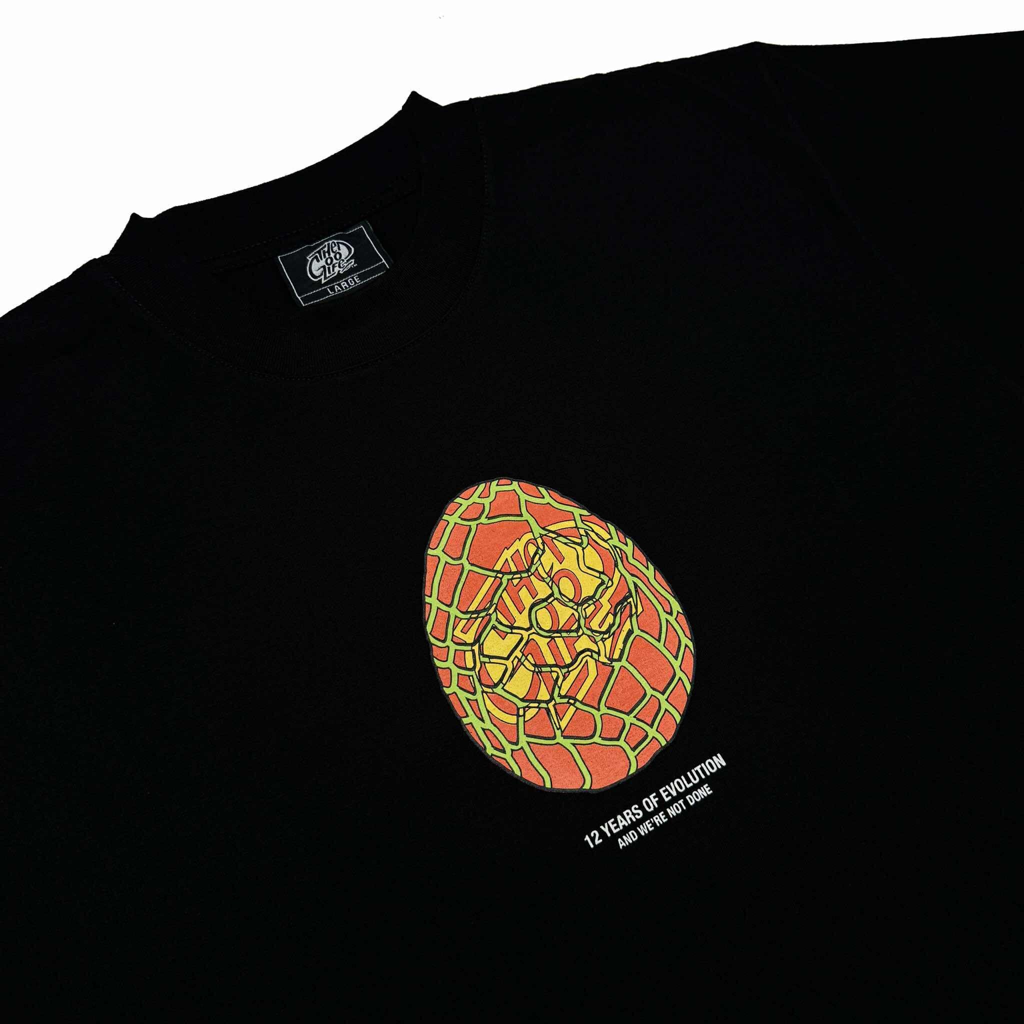12 EVOLUTION (BLACK) T-SHIRT