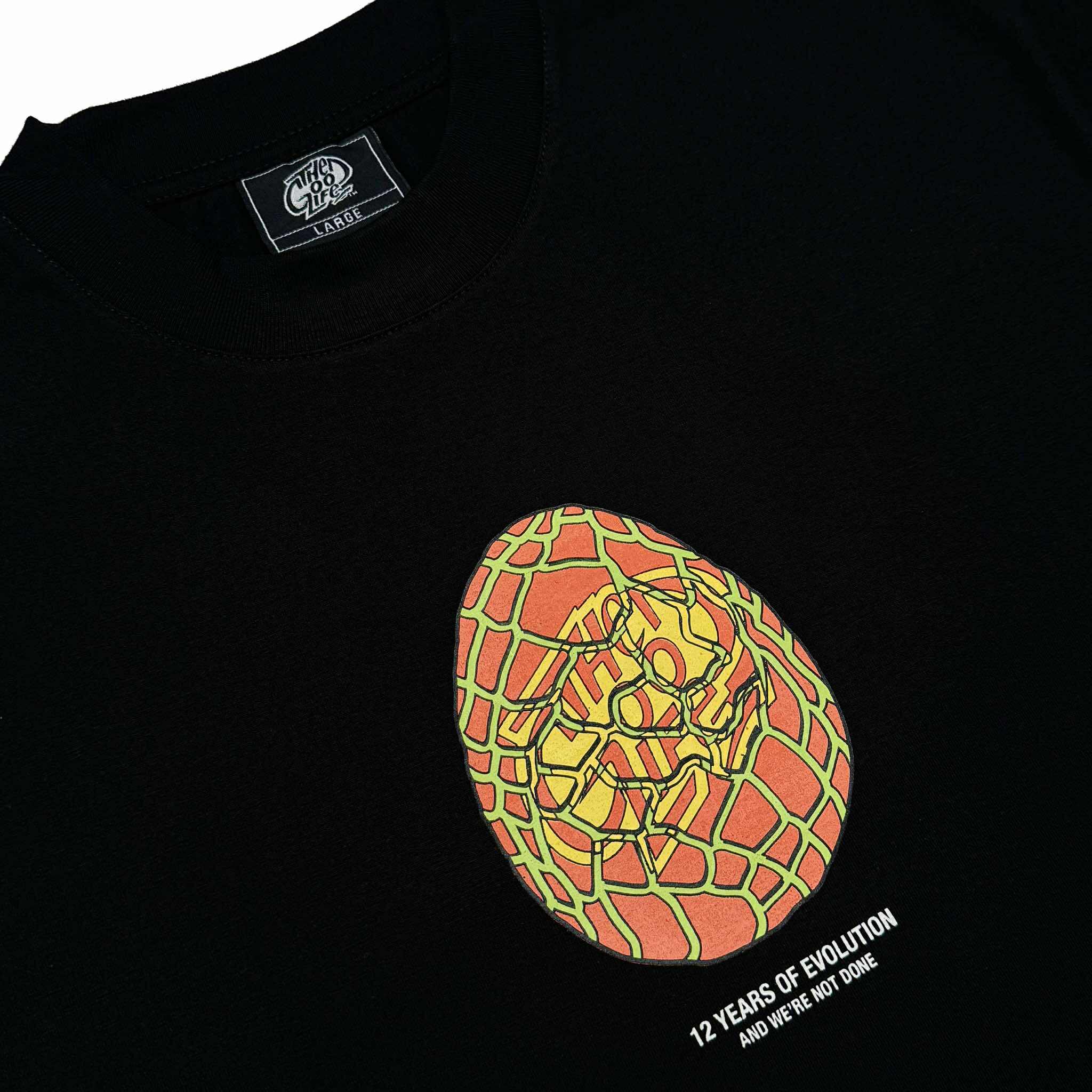 12 EVOLUTION (BLACK) T-SHIRT