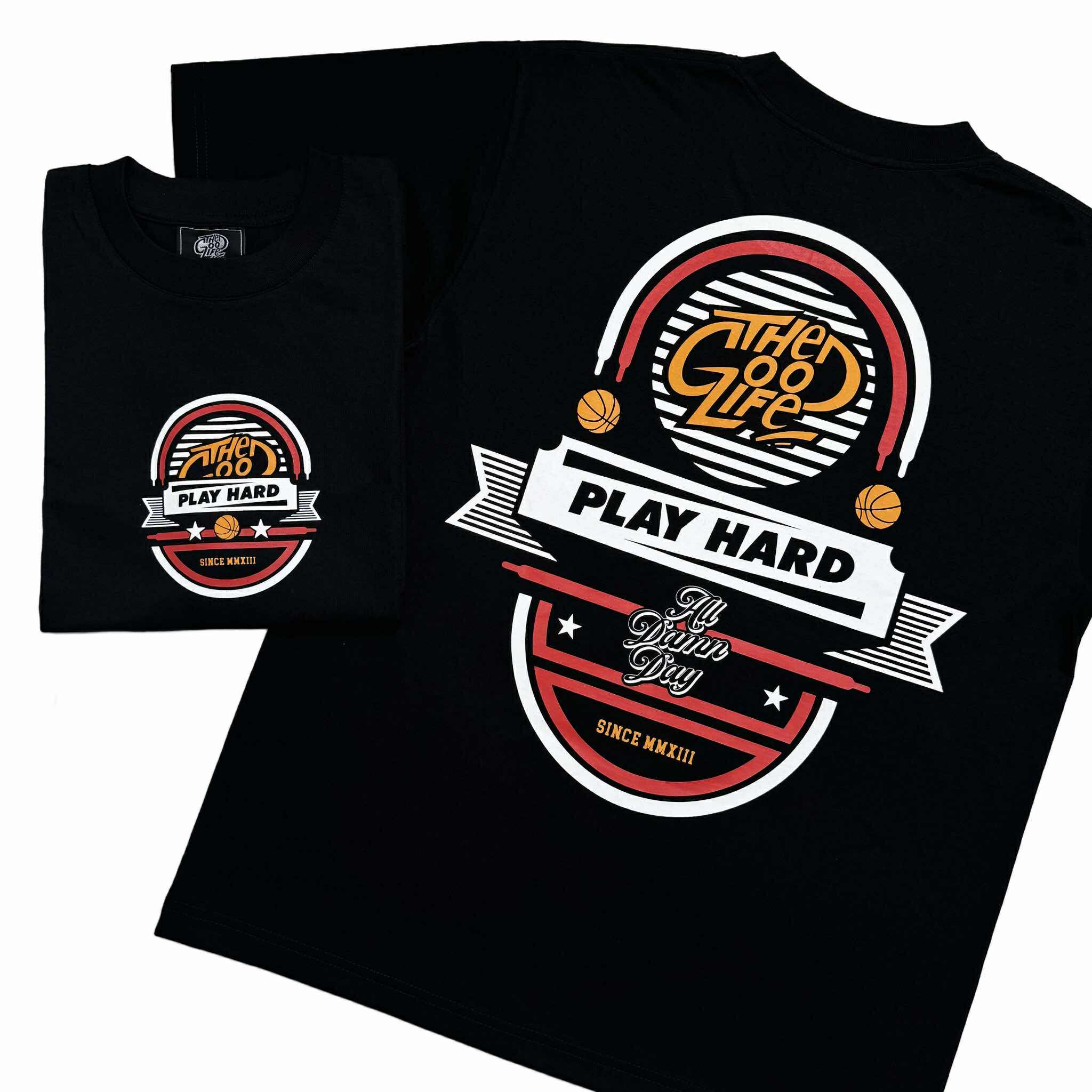 PLAY HARD (BLACK) T-SHIRT