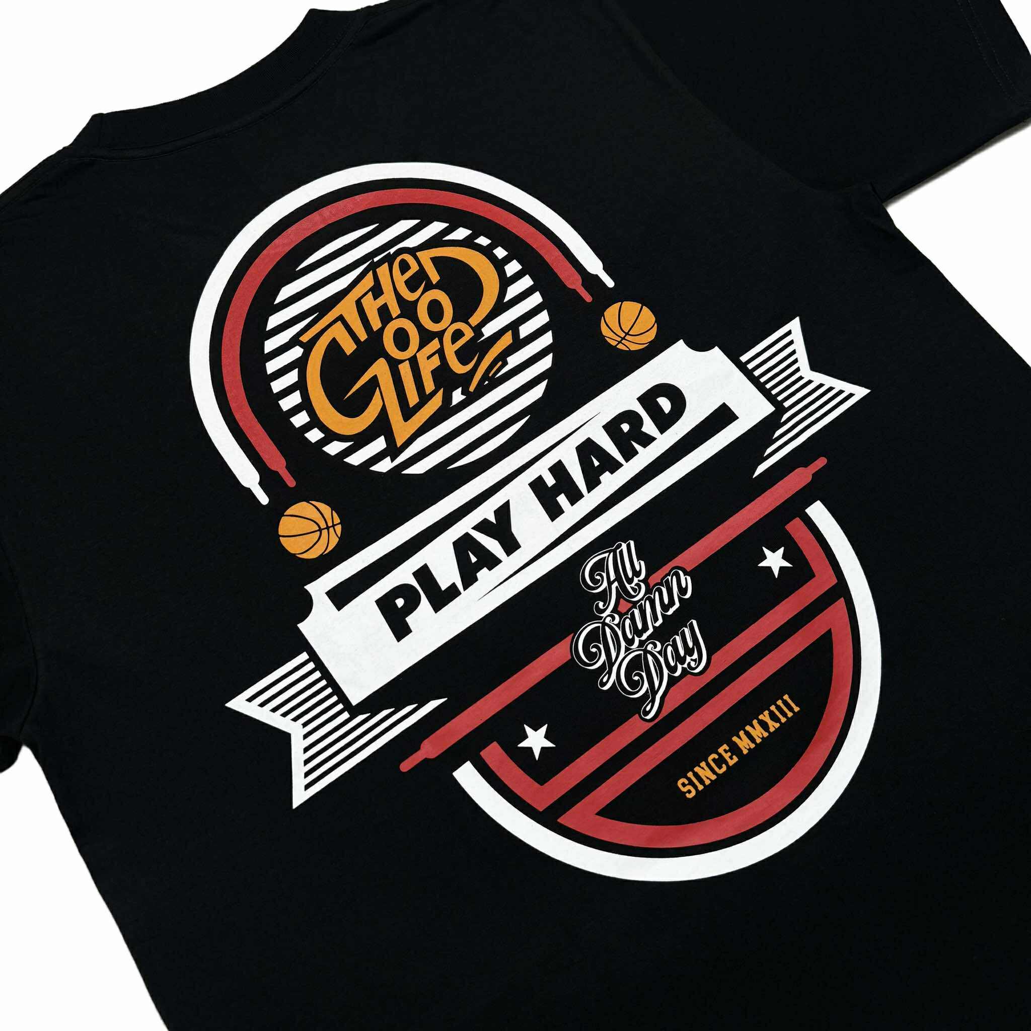 PLAY HARD (BLACK) T-SHIRT