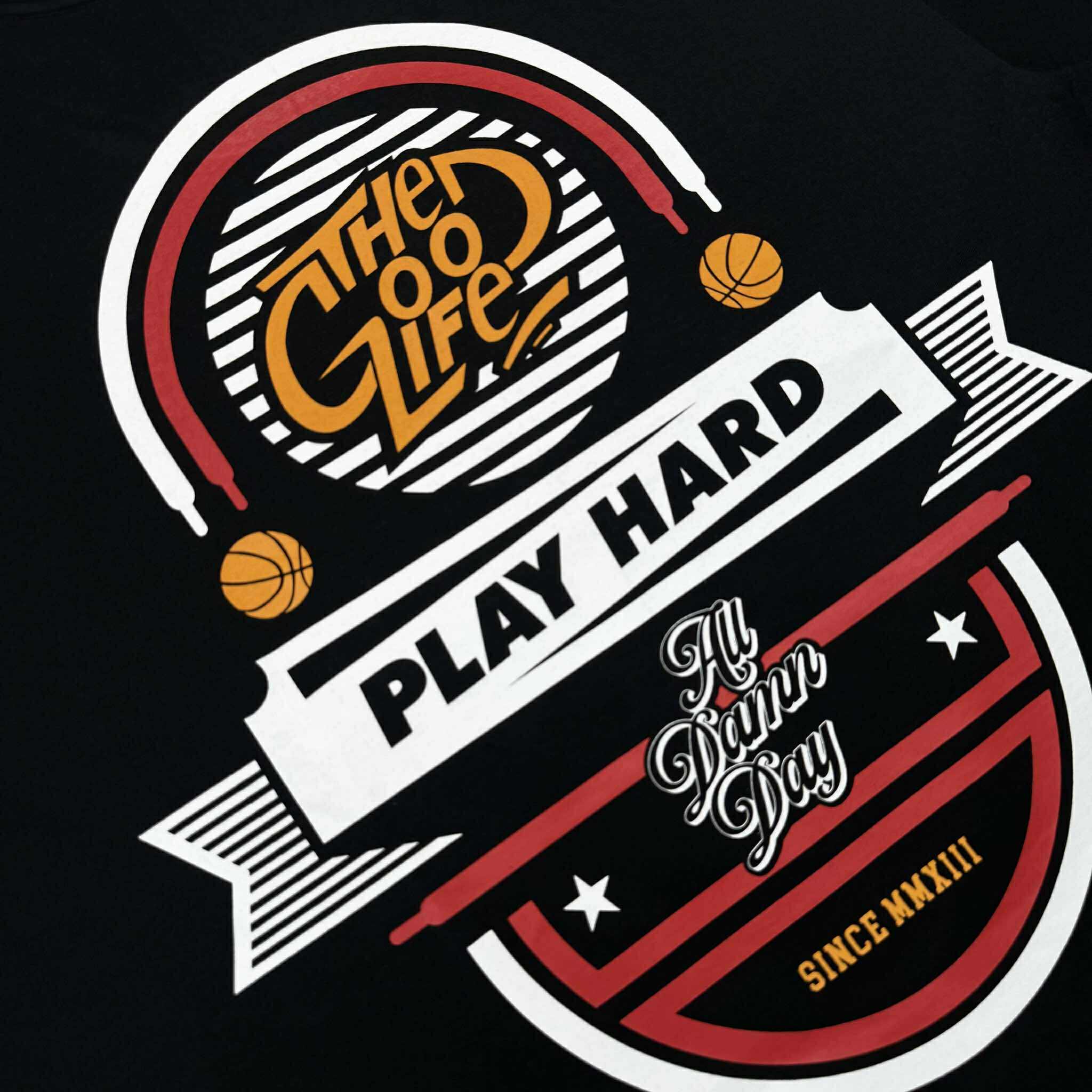 PLAY HARD (BLACK) T-SHIRT