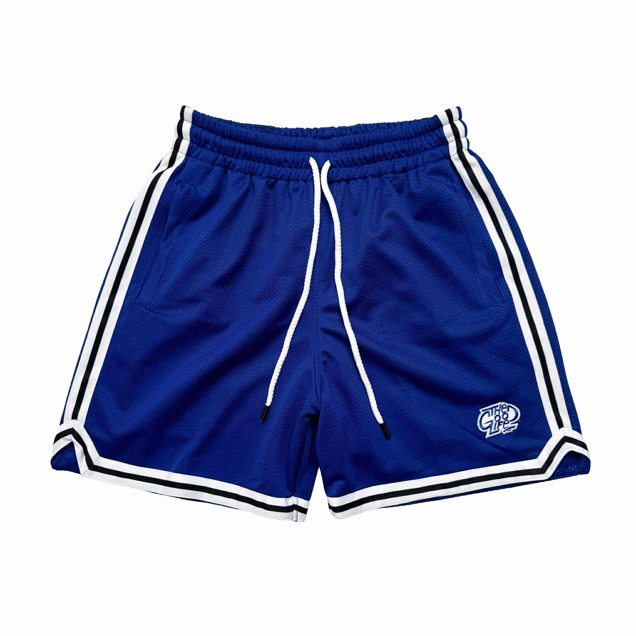 HOOPLINE (BLUE) MESH SHORTS