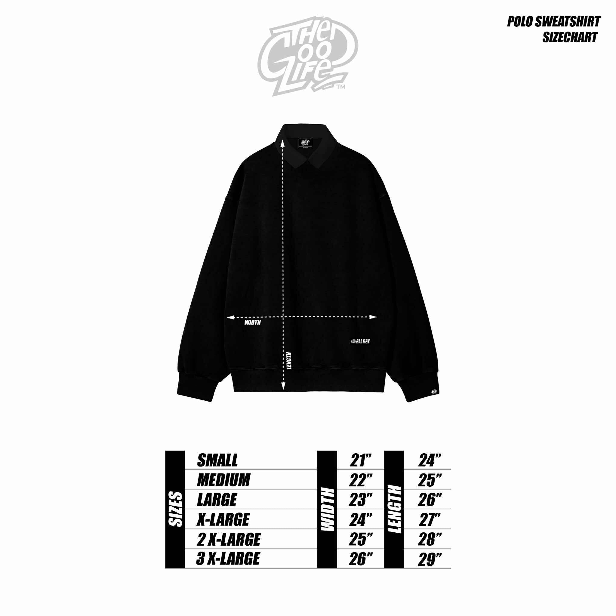 CAMOU (MINT) POLO SWEATSHIRT