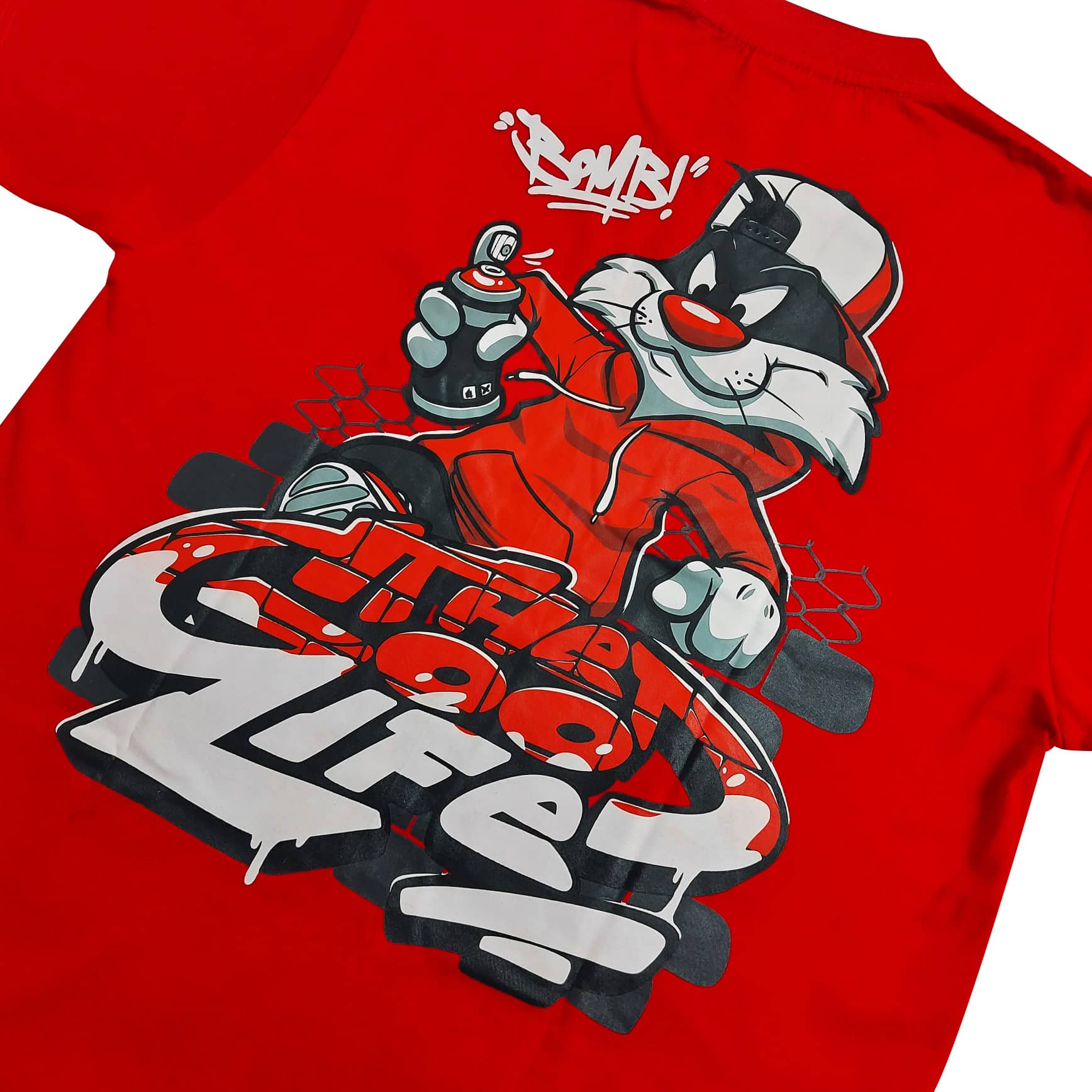 SYLVAIN (RED) TEE - "TUNE SQUAD v1"