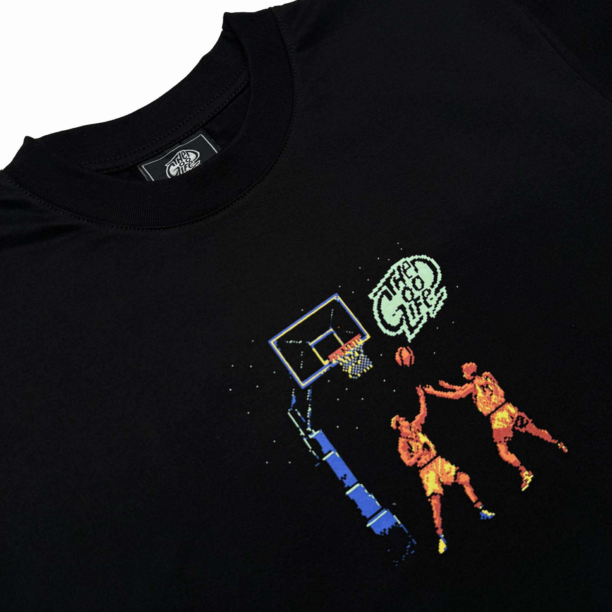 VINTAGE HOOPS (BLACK) T-SHIRT