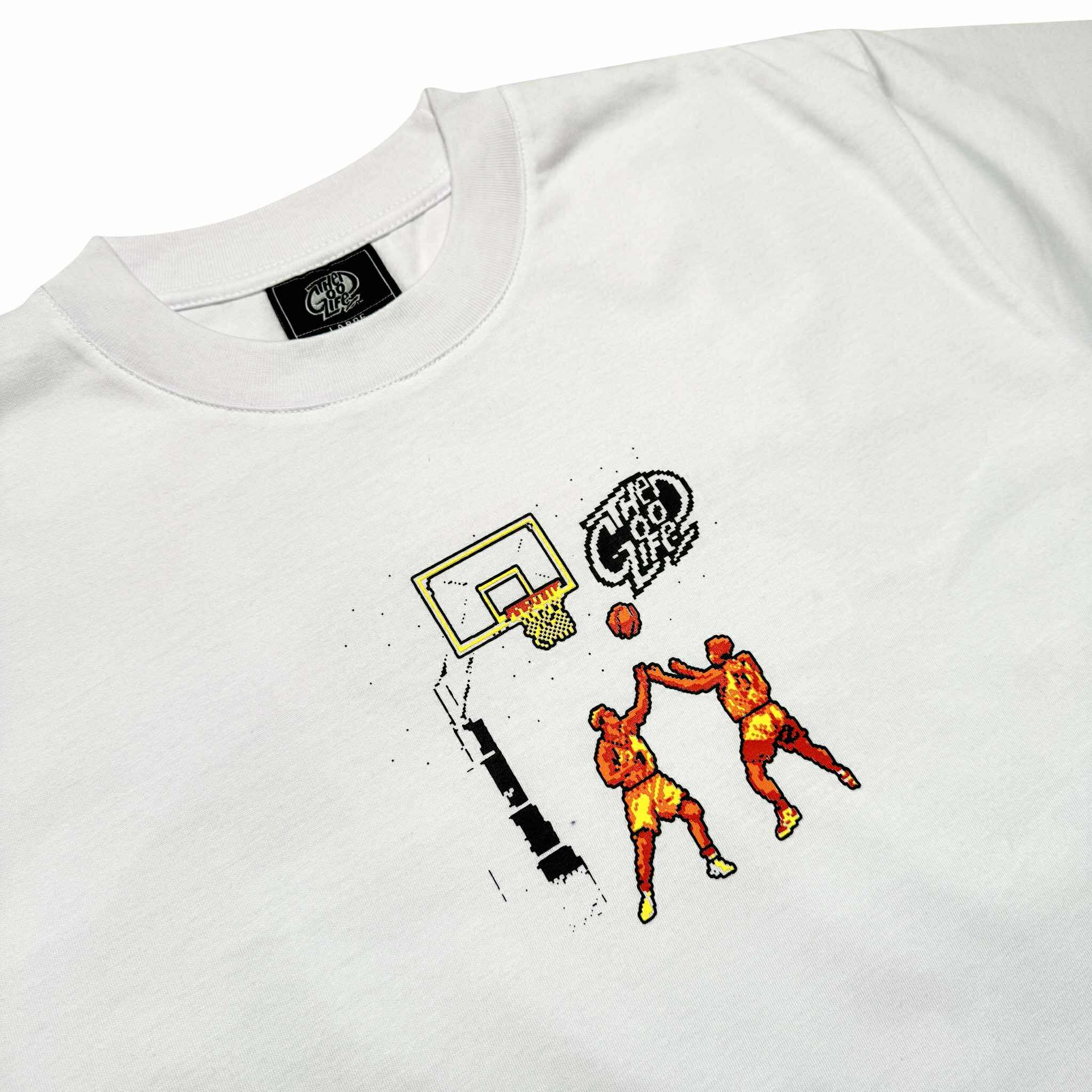 VINTAGE HOOPS (WHITE) T-SHIRT