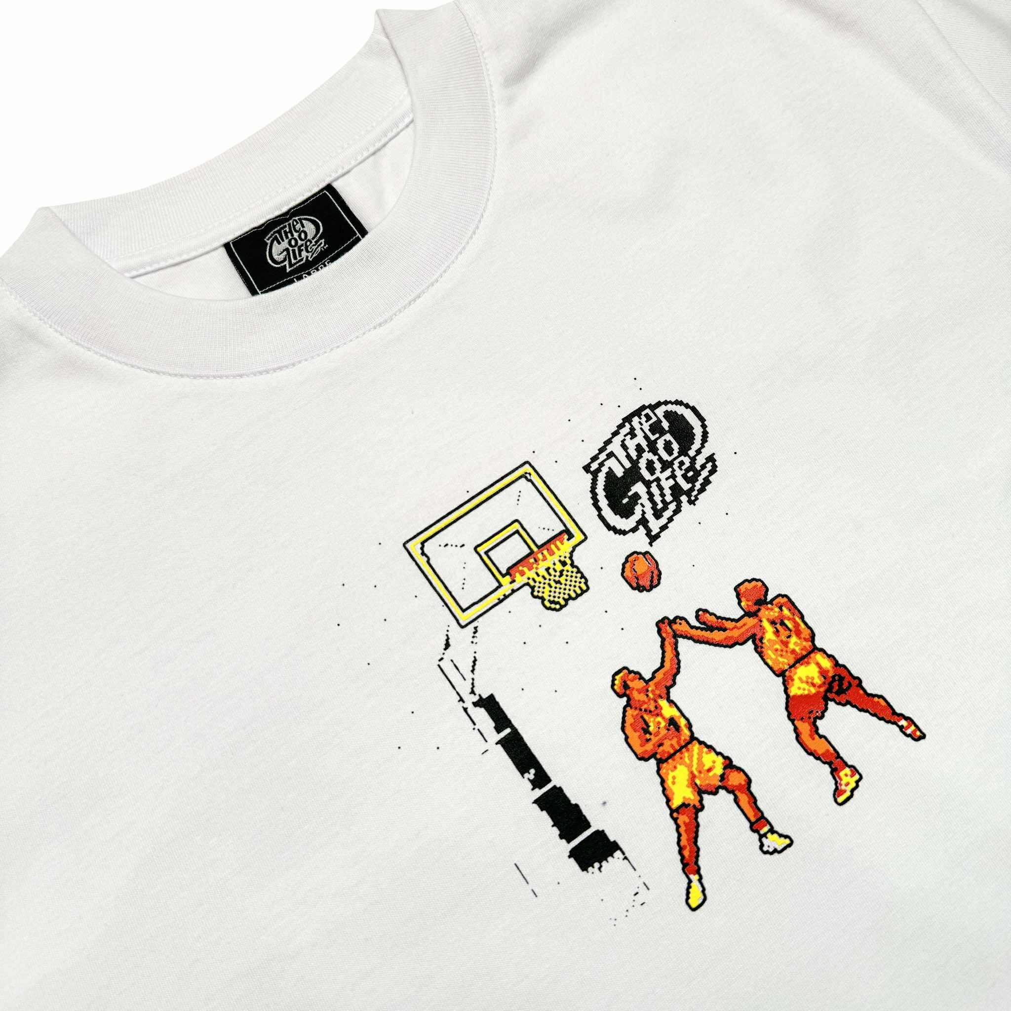 VINTAGE HOOPS (WHITE) T-SHIRT