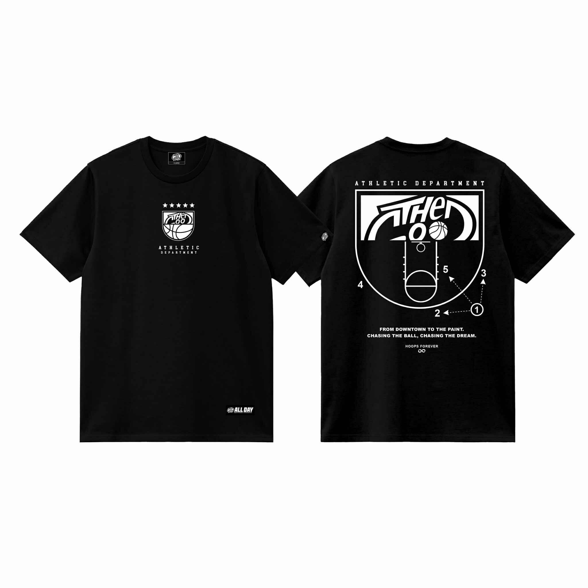 COURT VISION (BLACK) T-SHIRT