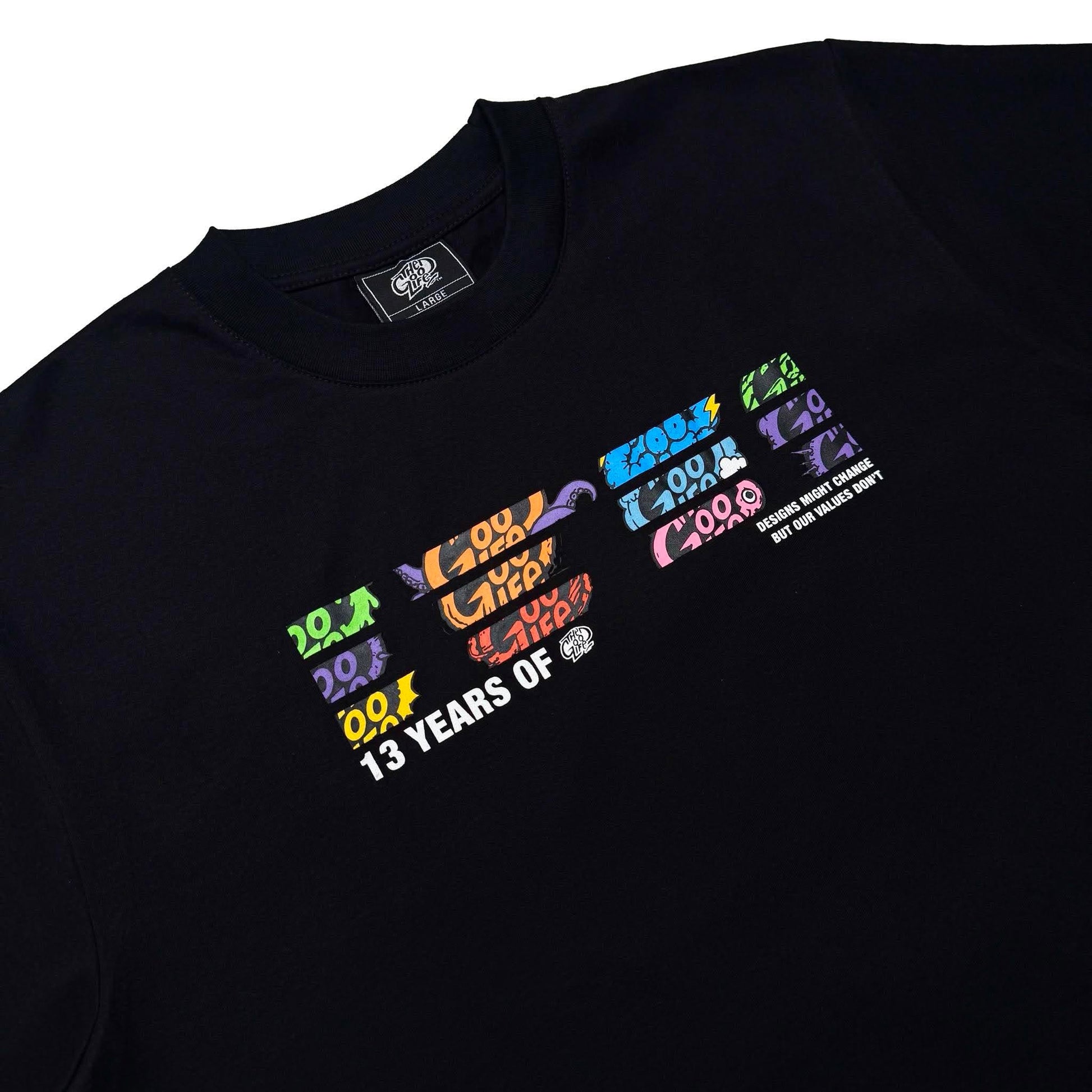 13 LOGO'S (BLACK) T-SHIRT