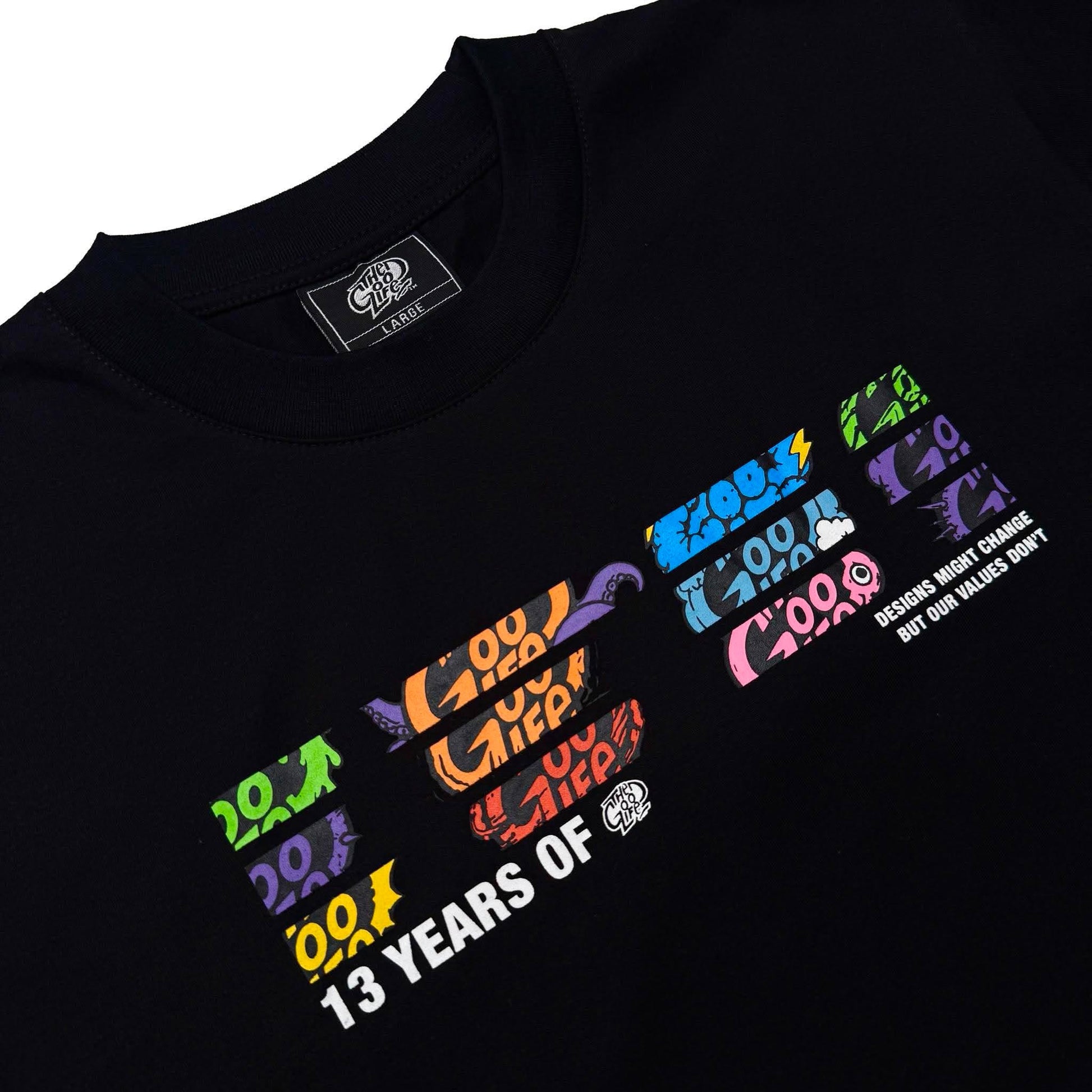 13 LOGO'S (BLACK) T-SHIRT