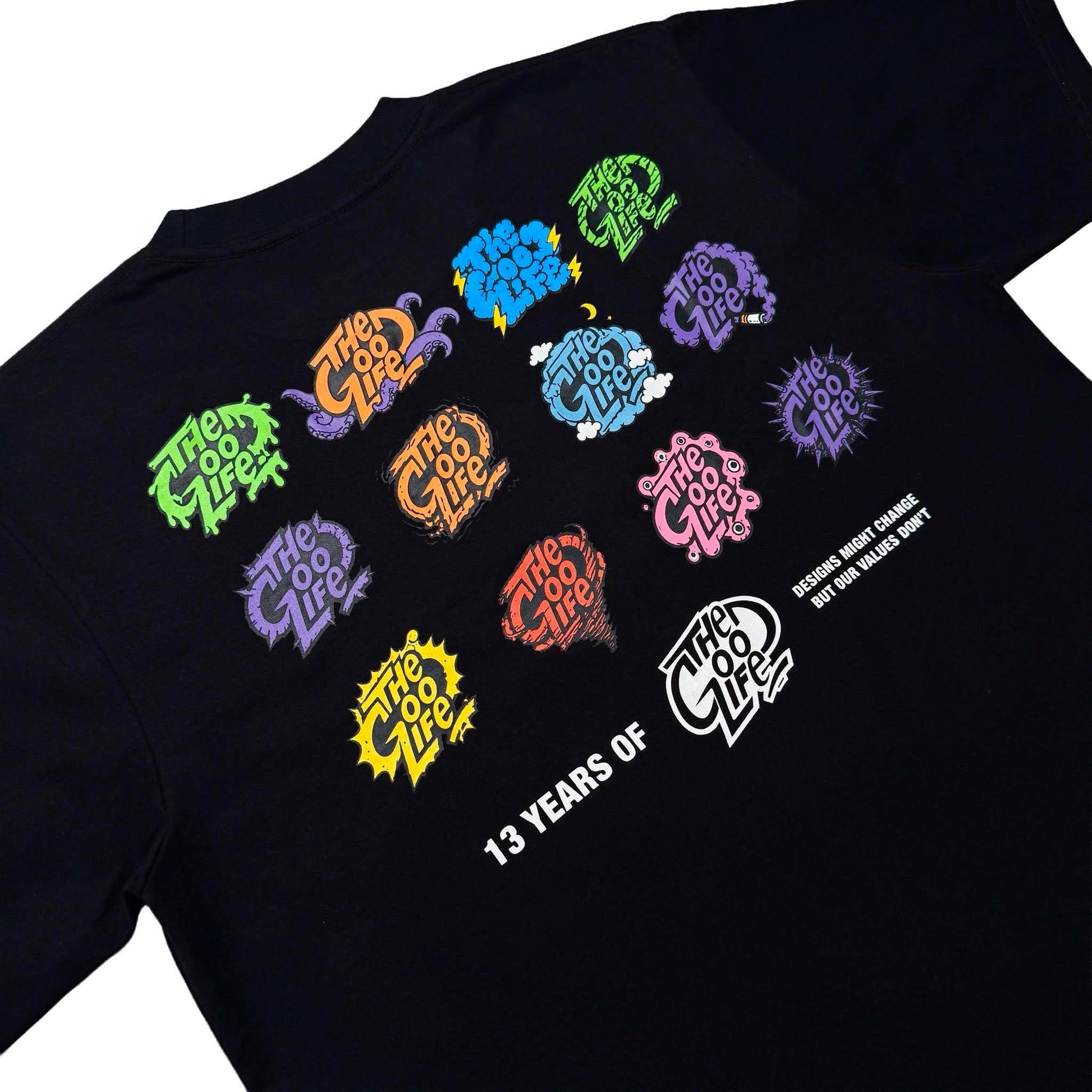 13 LOGO'S (BLACK) T-SHIRT