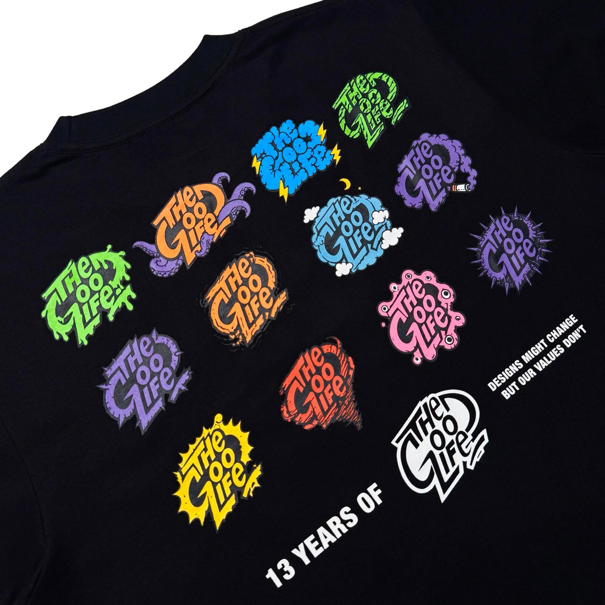 13 LOGO'S (BLACK) T-SHIRT