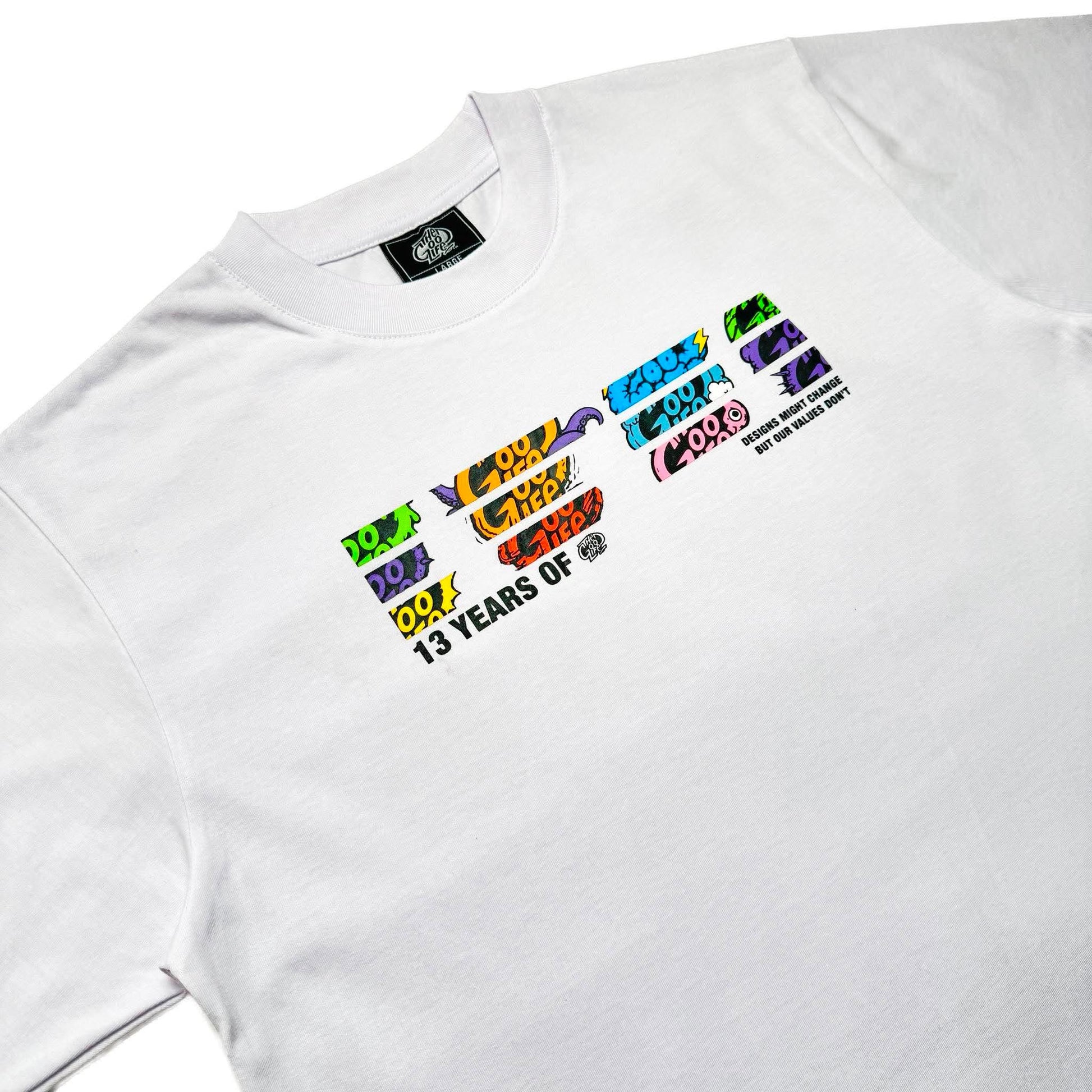 13 LOGO'S (WHITE) T-SHIRT