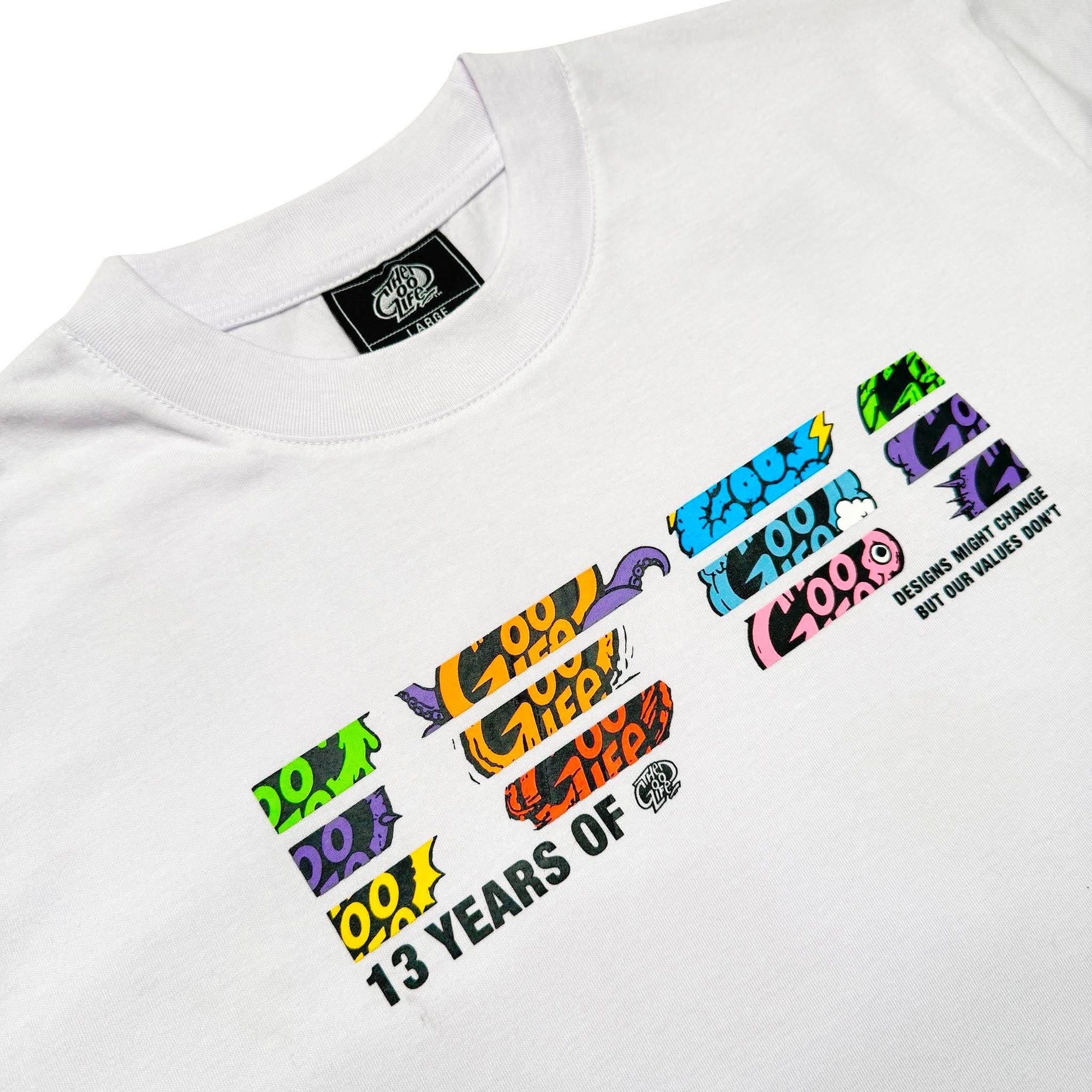 13 LOGO'S (WHITE) T-SHIRT