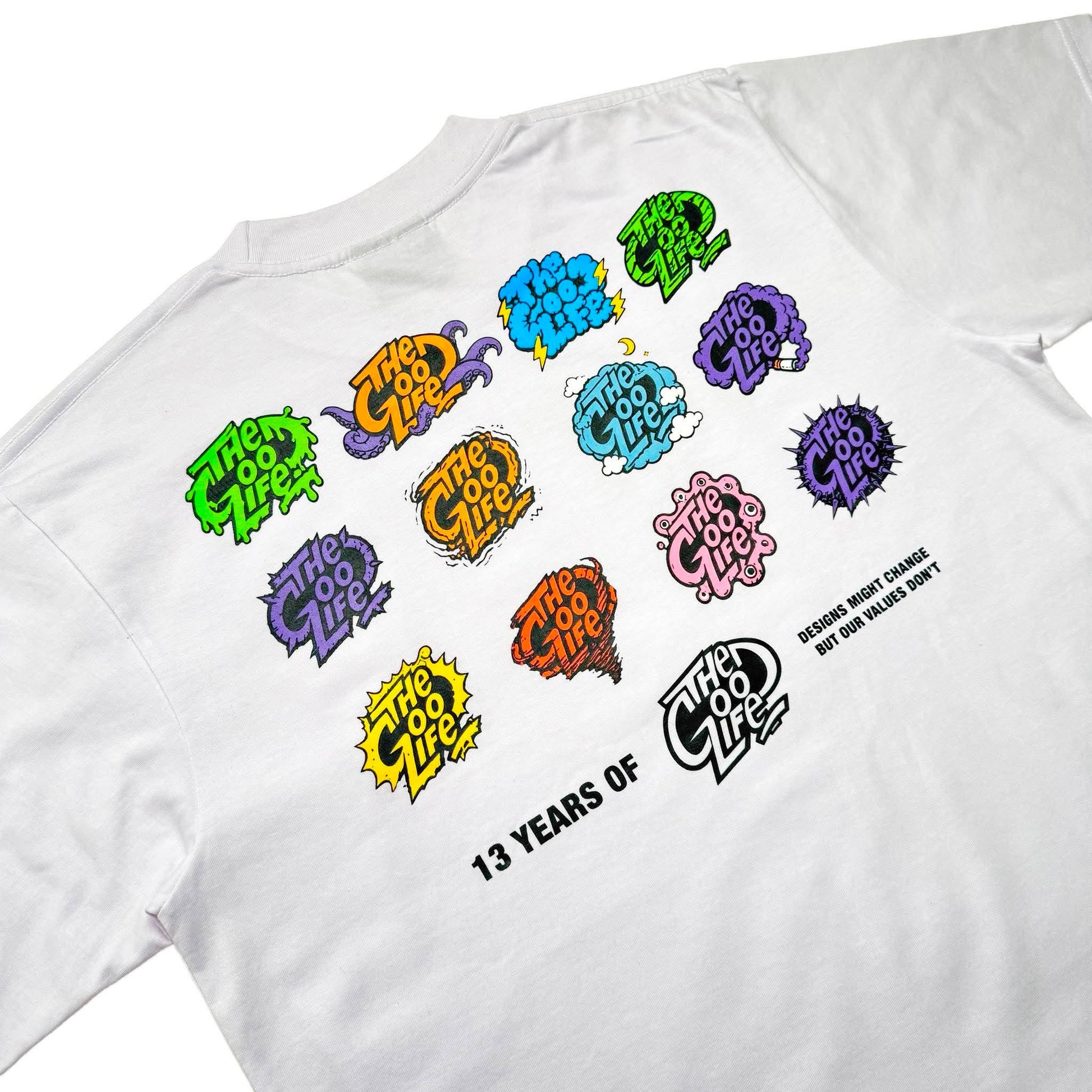 13 LOGO'S (WHITE) T-SHIRT