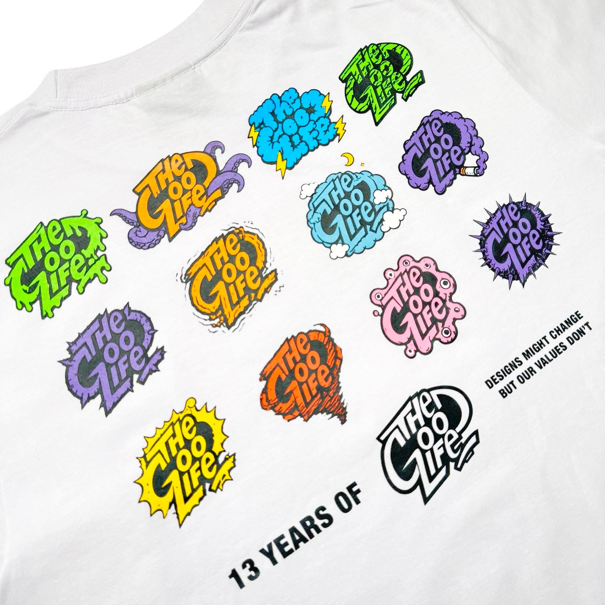 13 LOGO'S (WHITE) T-SHIRT