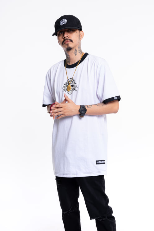 SKULL (RINGER) T-SHIRT