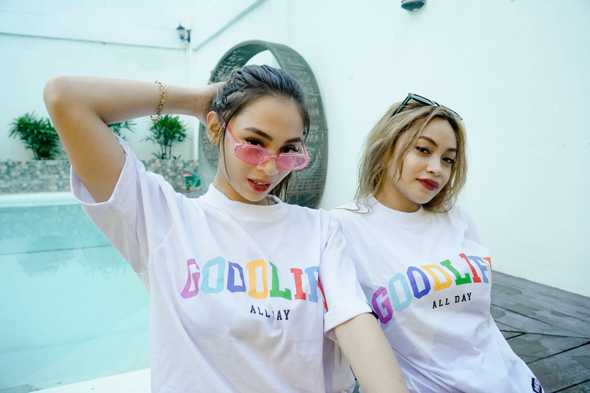 RAINBOW ARCH (WHITE) T-SHIRT