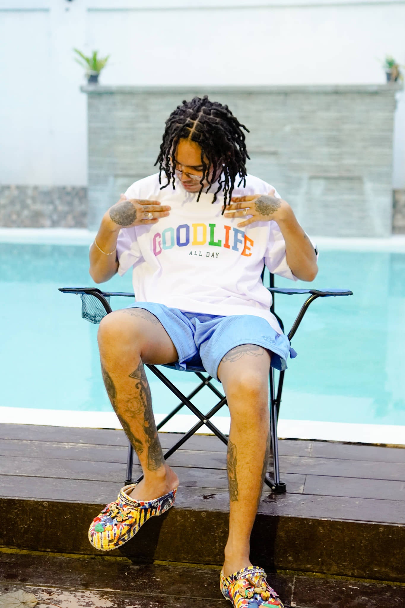 RAINBOW ARCH (WHITE) T-SHIRT