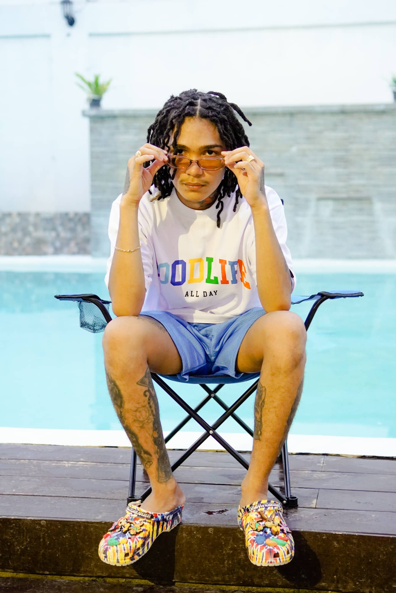 RAINBOW ARCH (WHITE) T-SHIRT