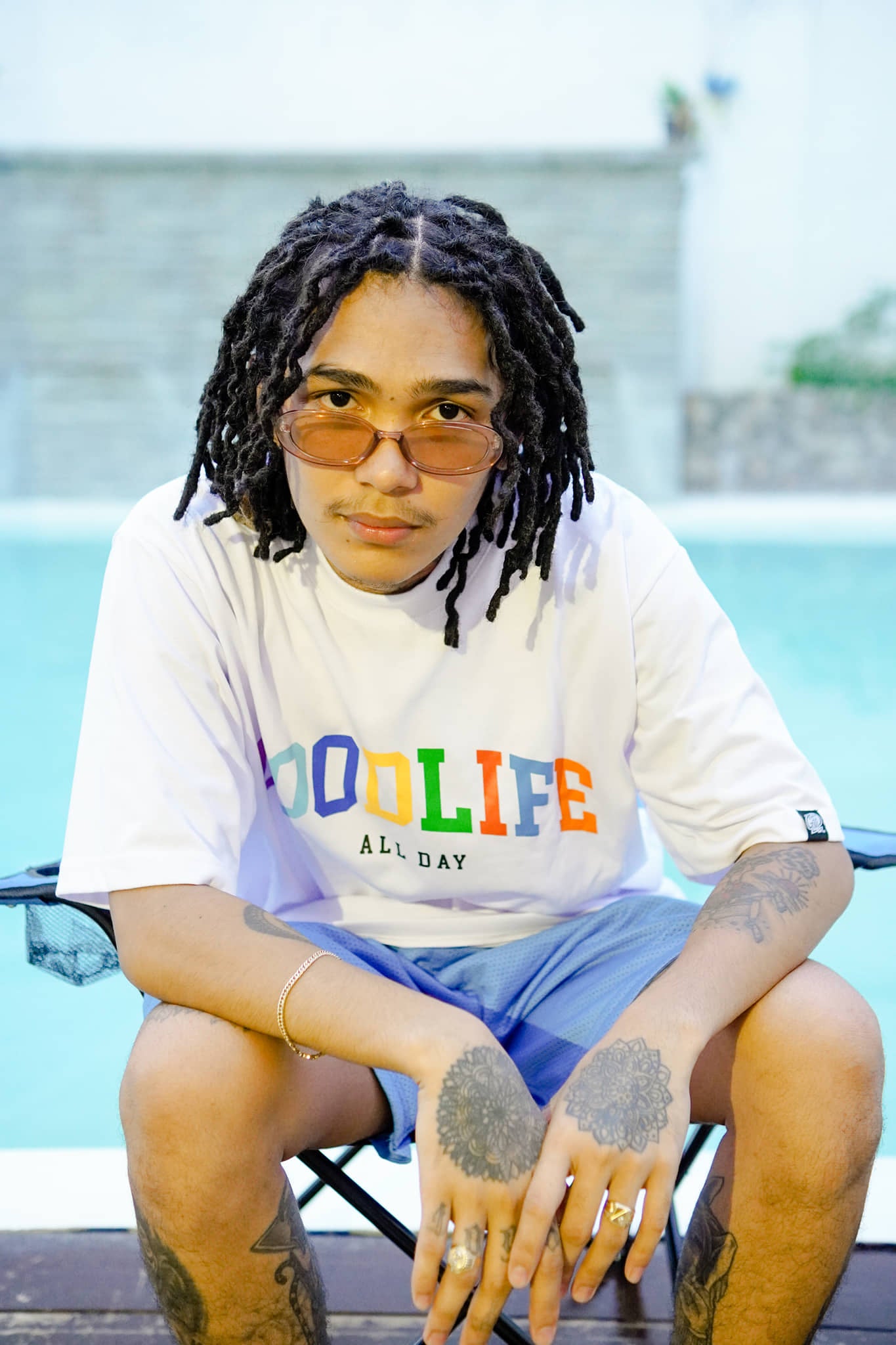RAINBOW ARCH (WHITE) T-SHIRT