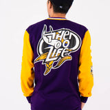 VIKINGS (PURPLE/YELLOW) CREWNECK
