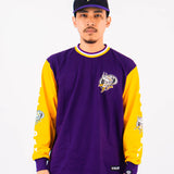 VIKINGS (PURPLE/YELLOW) CREWNECK