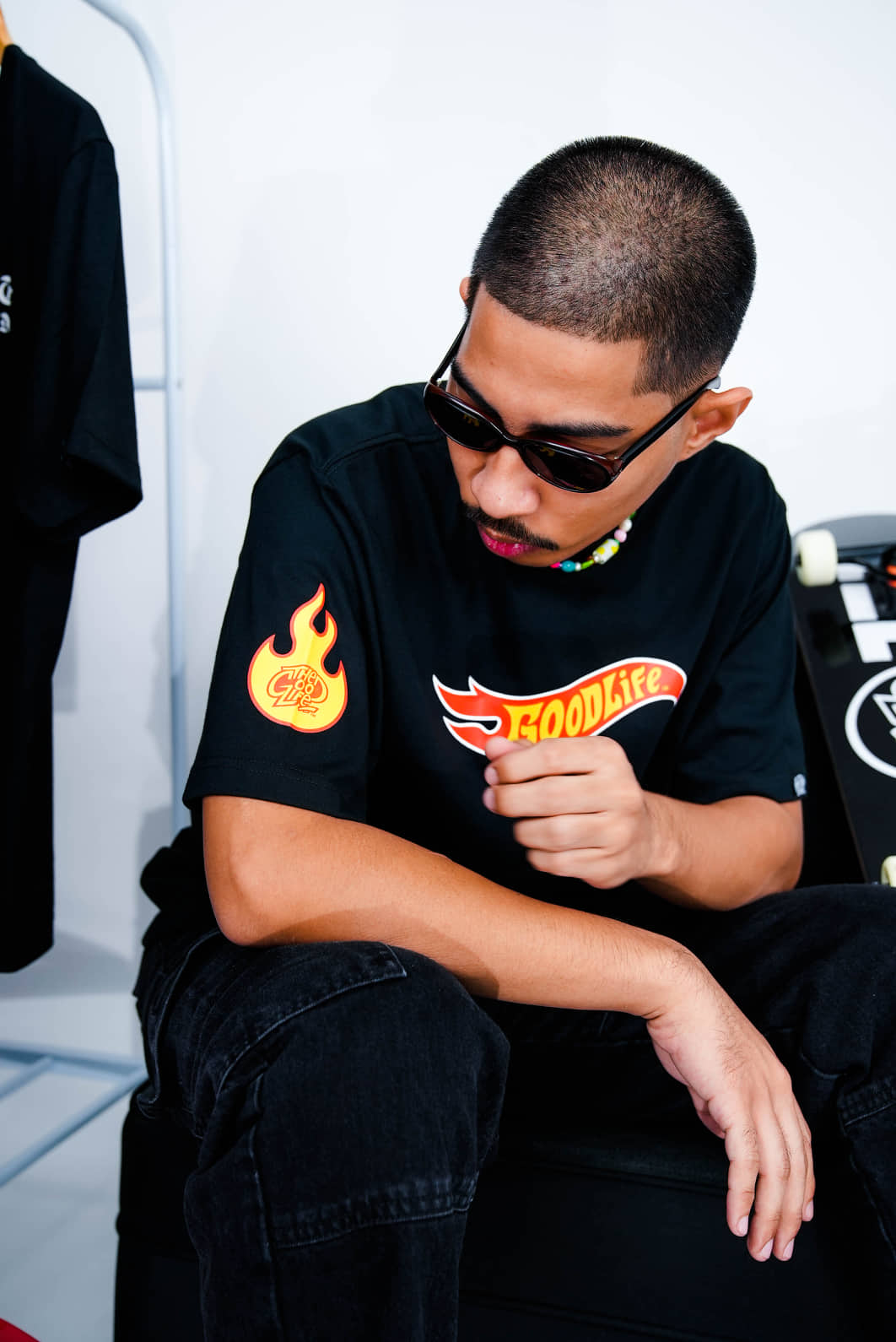 FIRE WHEELS (BLACK) T-SHIRT