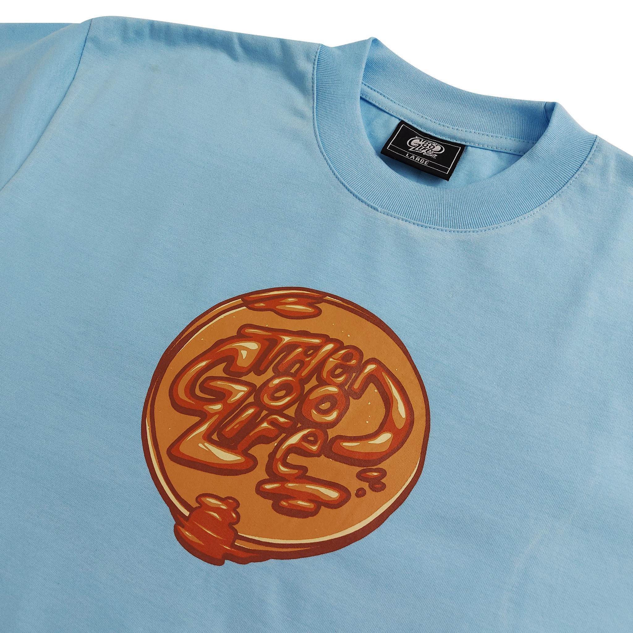 PANCAKE (POWDER BLUE) T-SHIRT