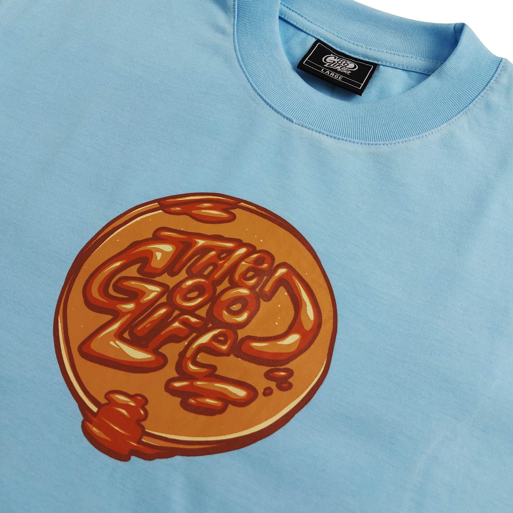 PANCAKE (POWDER BLUE) T-SHIRT