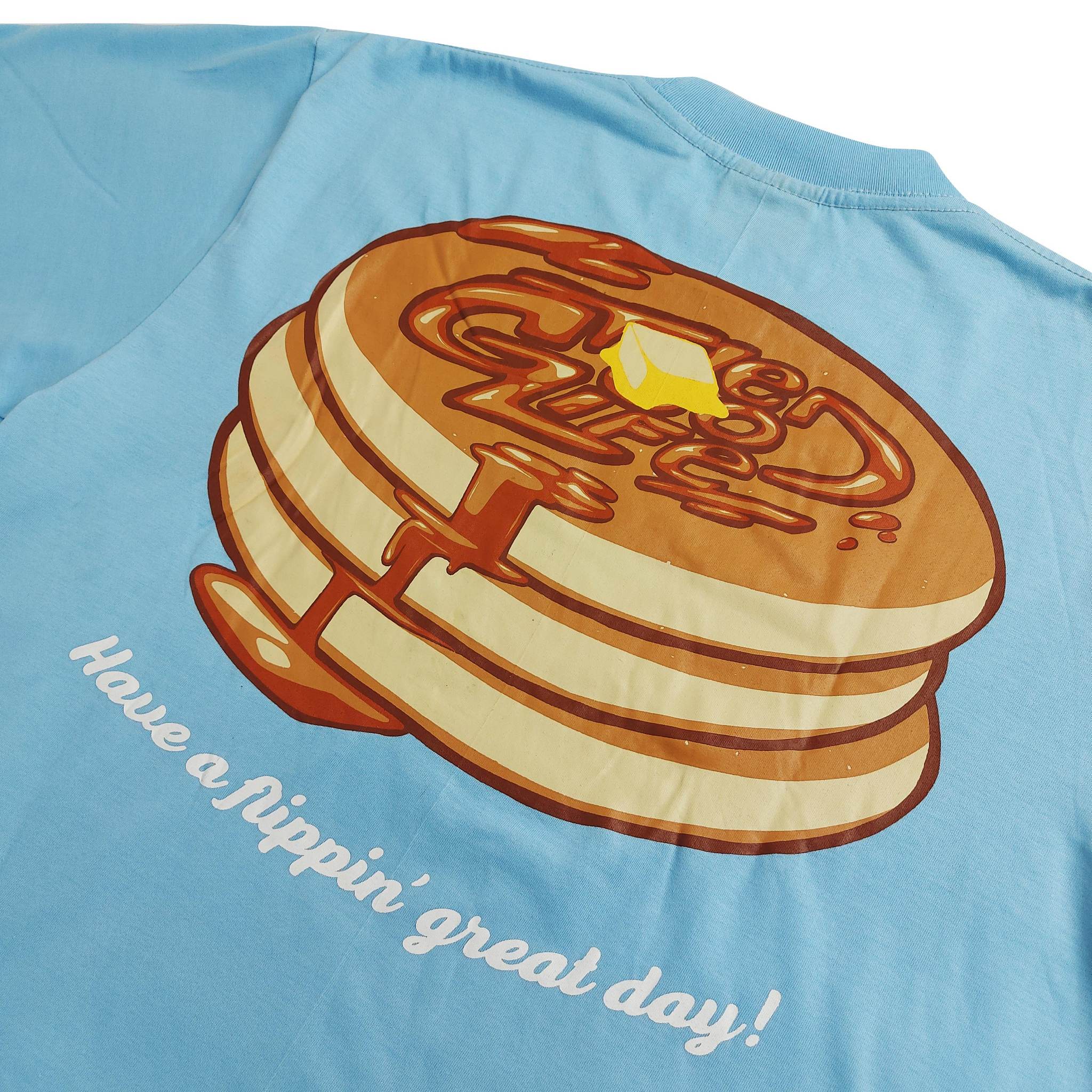 PANCAKE (POWDER BLUE) T-SHIRT