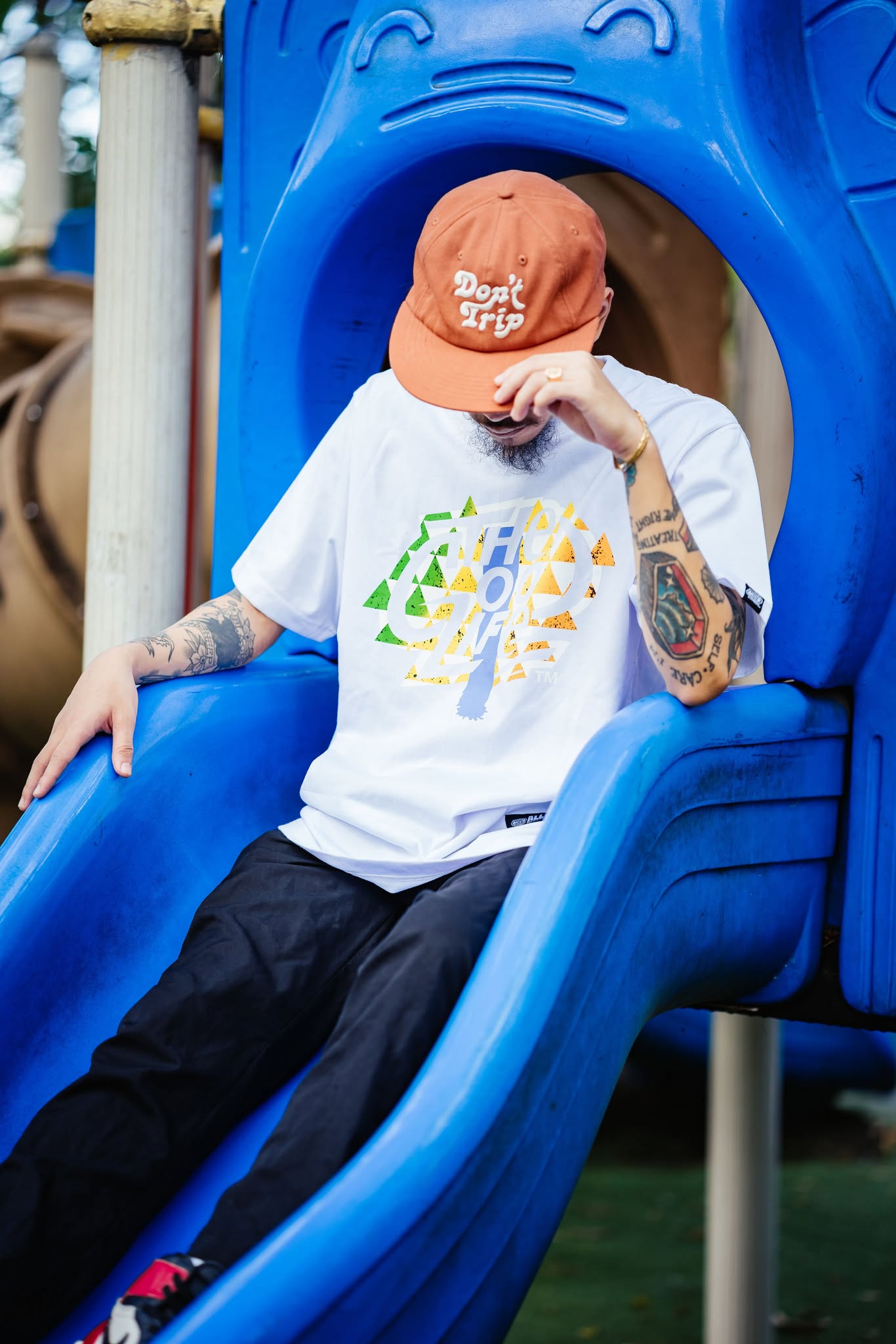 SLIDE (WHITE) T-SHIRT