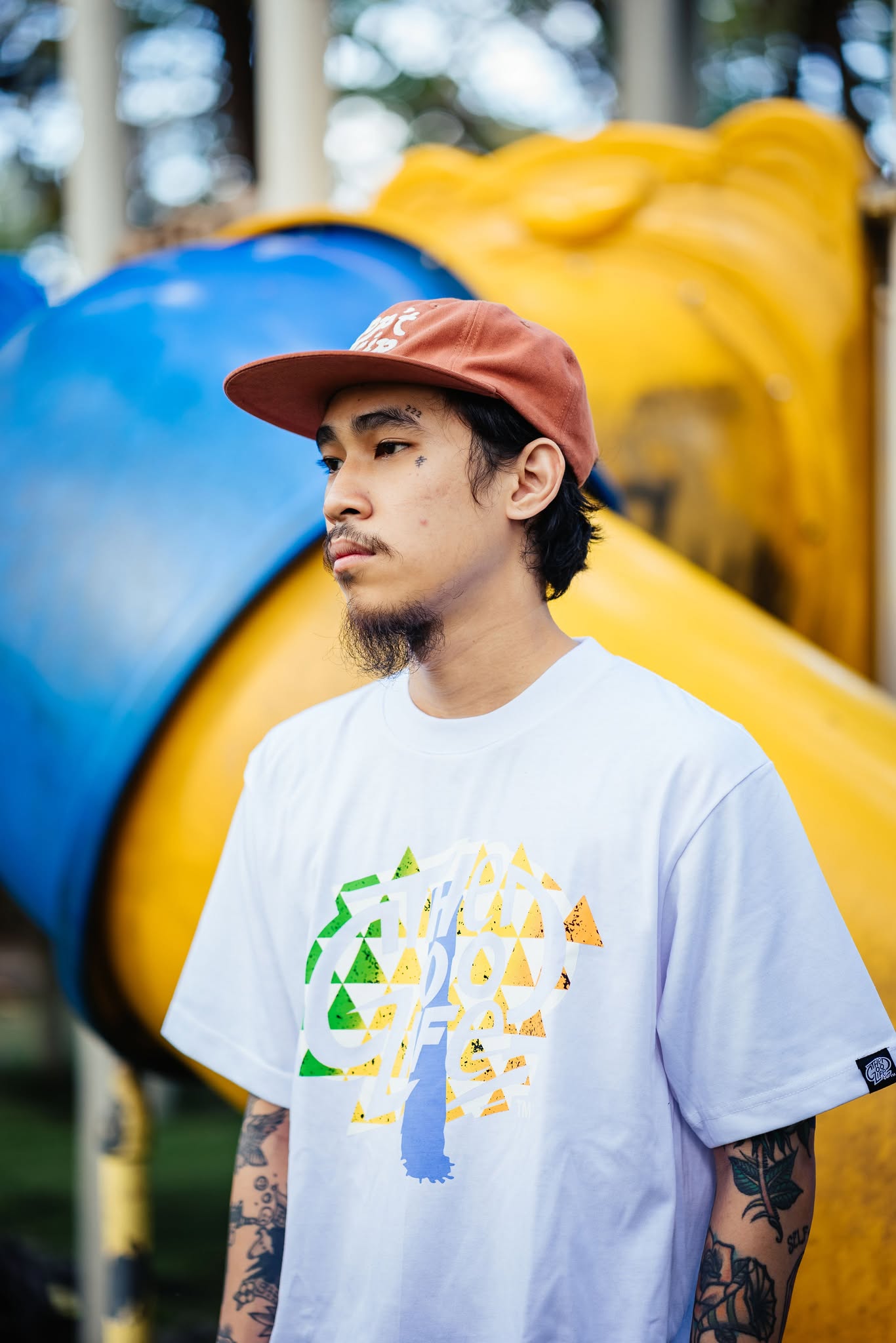 SLIDE (WHITE) T-SHIRT