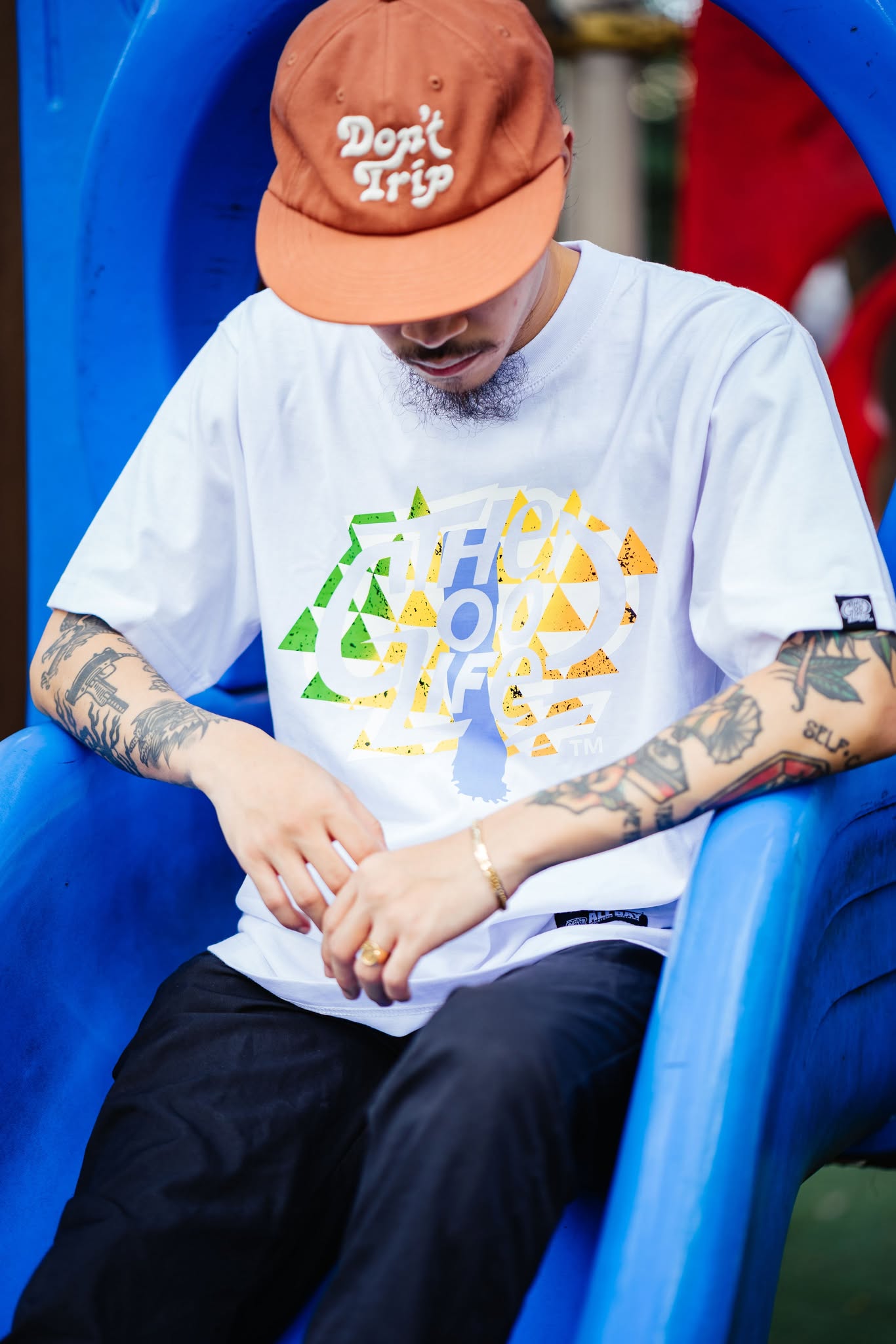 SLIDE (WHITE) T-SHIRT