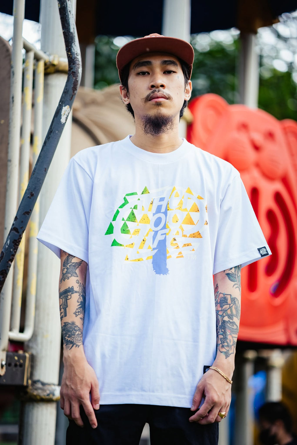 SLIDE (WHITE) T-SHIRT