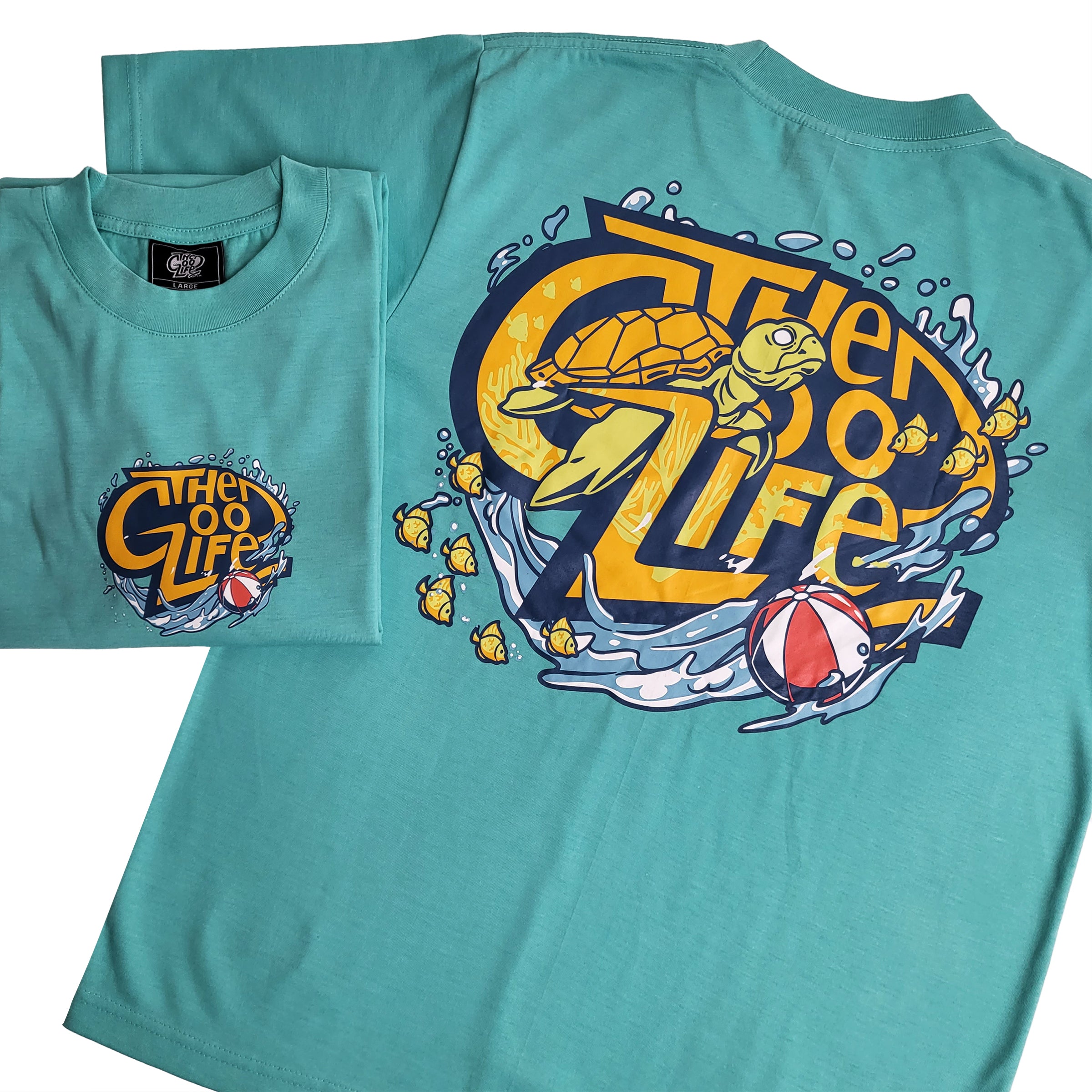 SEA TURTLE (MINT) T-SHIRT