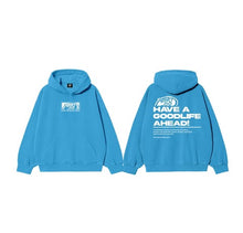 GREETINGS (LIGHT BLUE) HOODIE