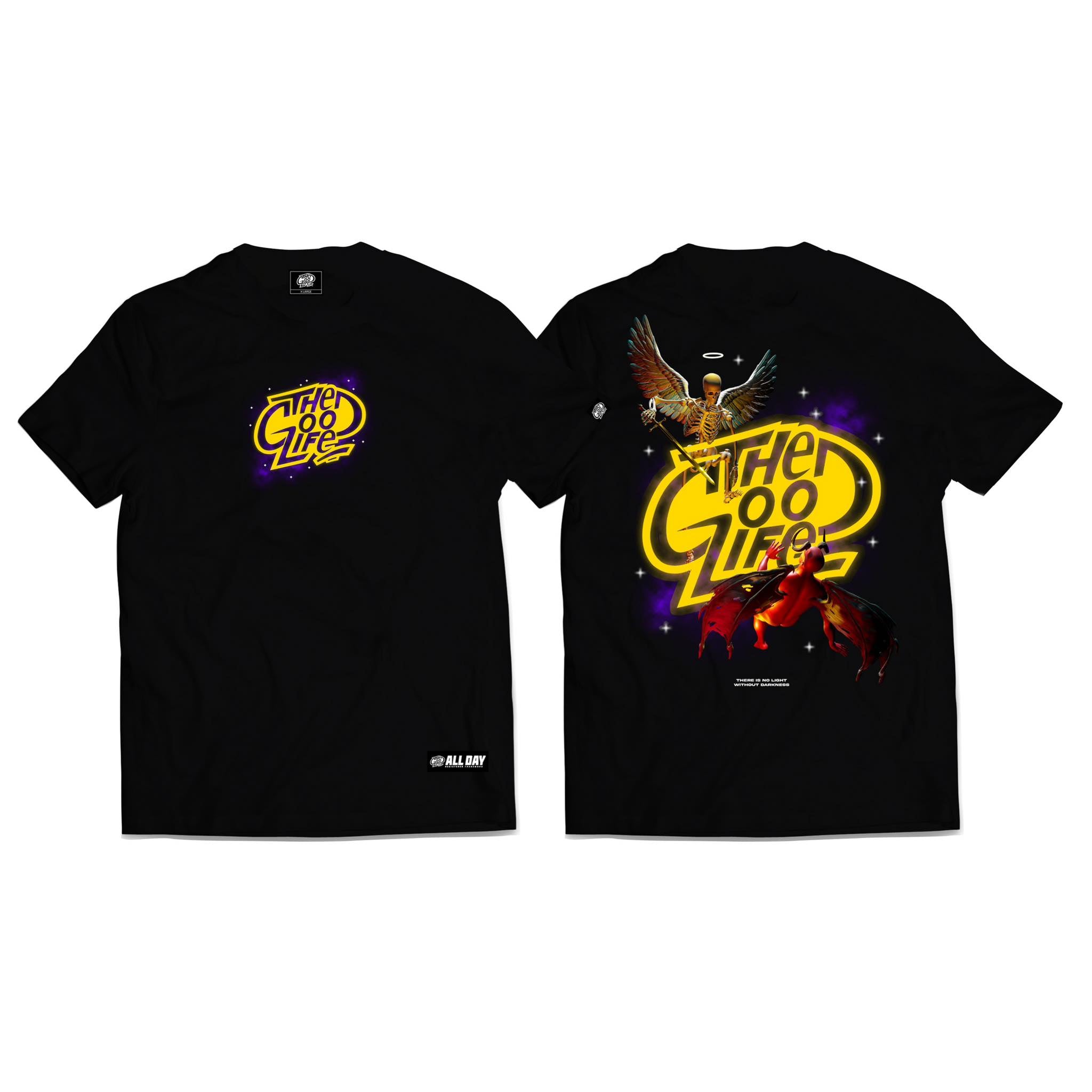 ANGELS & DEMONS (BLACK) T-SHIRT