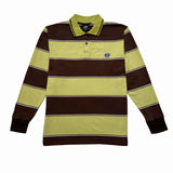 "AVOCADO" TWIN STRAND (A.GREEN/C.BROWN) POLO CREWNECK