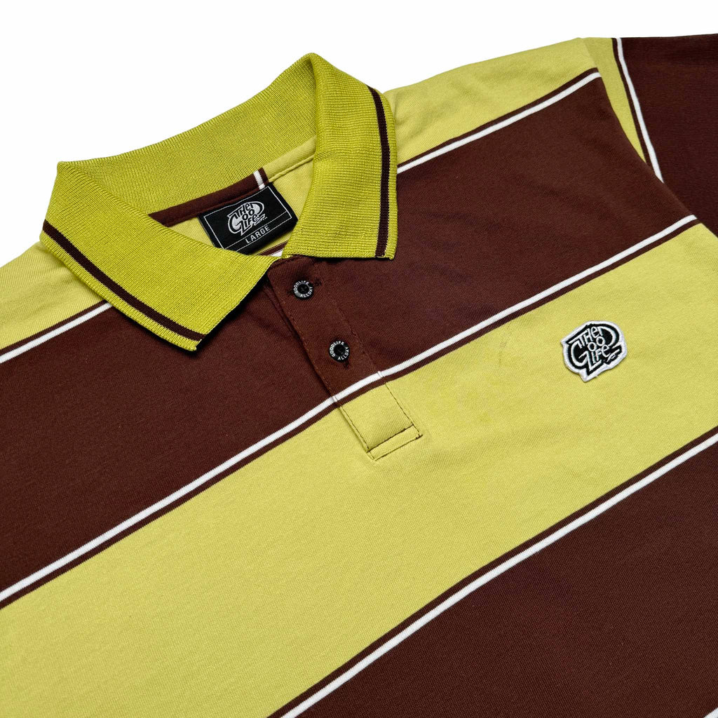 "AVOCADO" TWIN STRAND (A.GREEN/C.BROWN) POLO SHIRT
