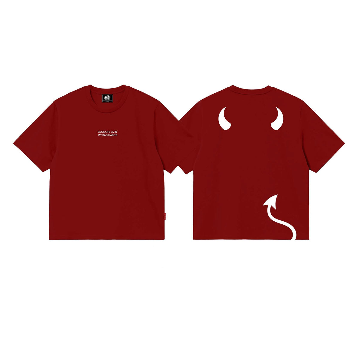 BAD HABITS (RED) T-SHIRT