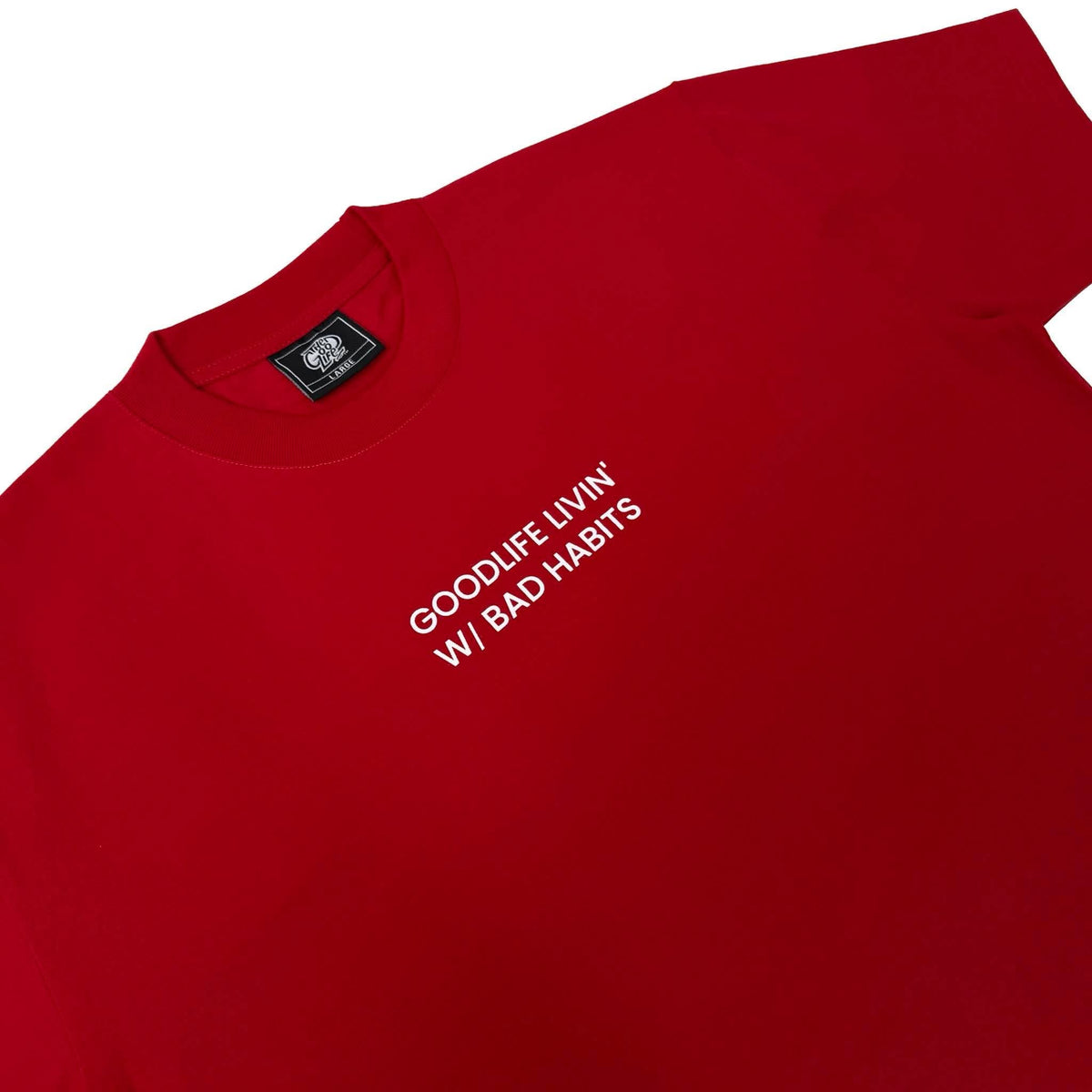 BAD HABITS (RED) T-SHIRT